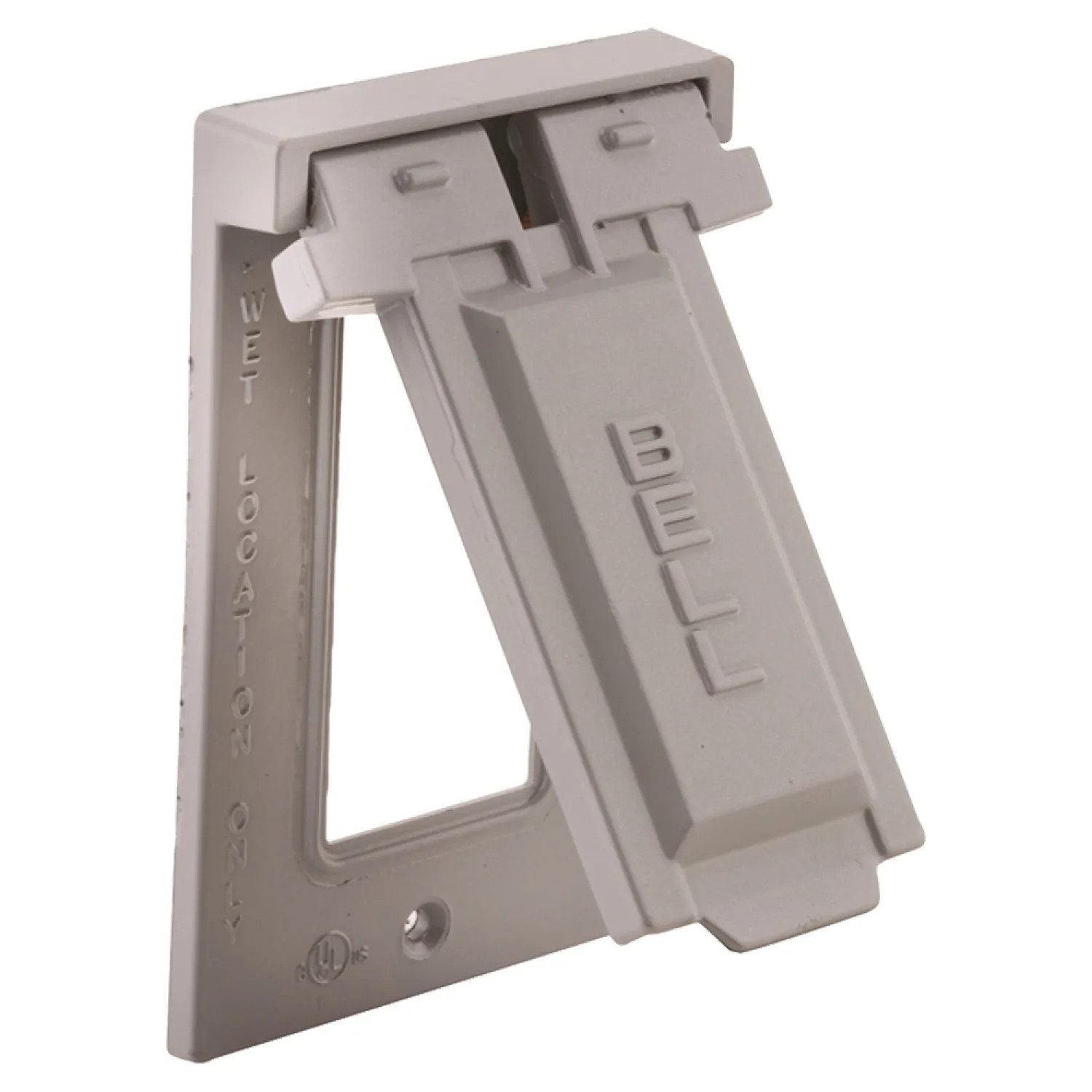 Bell 5103-0 Bell 5103-0 Gray Single-Gang Weatherproof Flip Cover