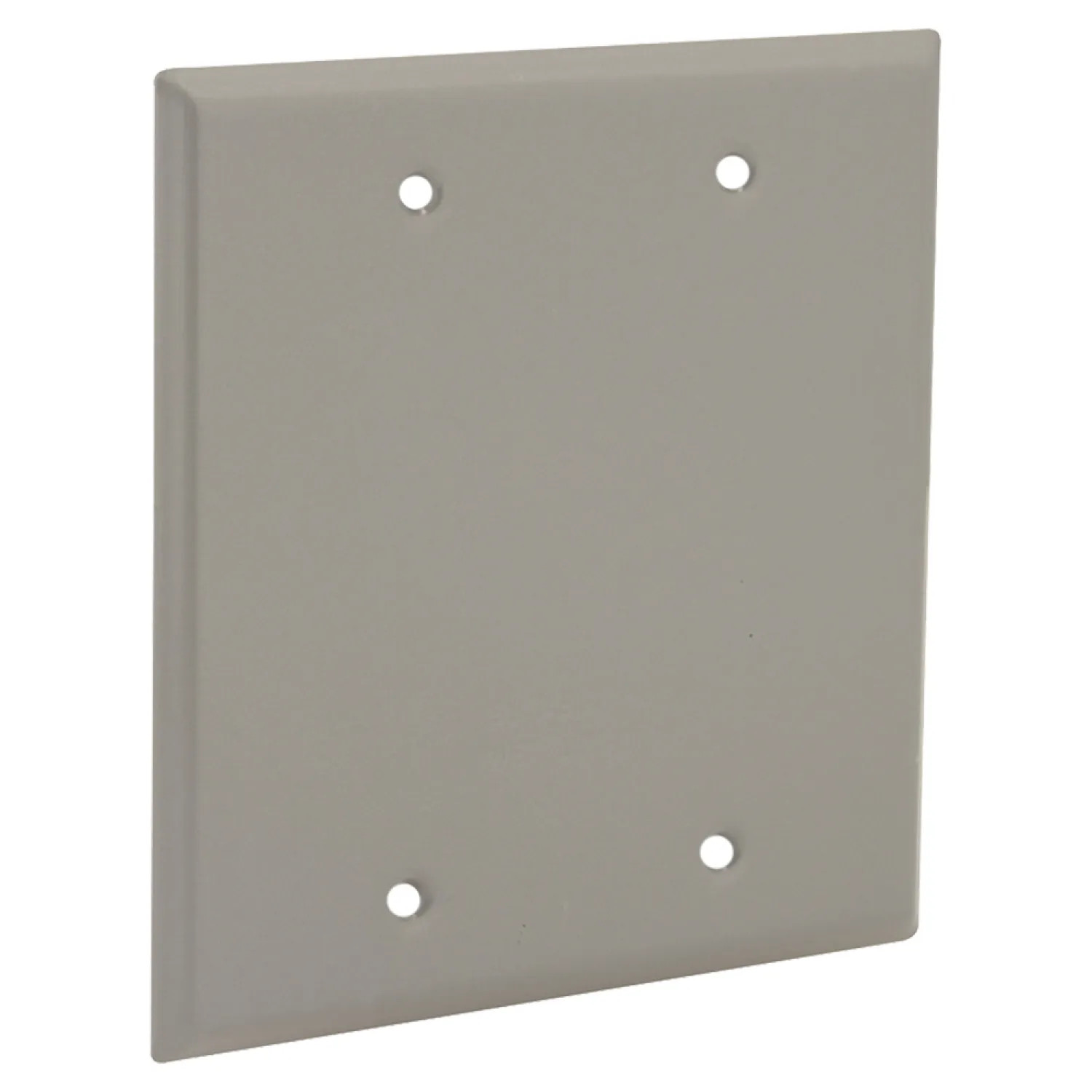 Bell 5175-0 Bell 5175-0 Gray Double-Gang Weatherproof Blank Cover