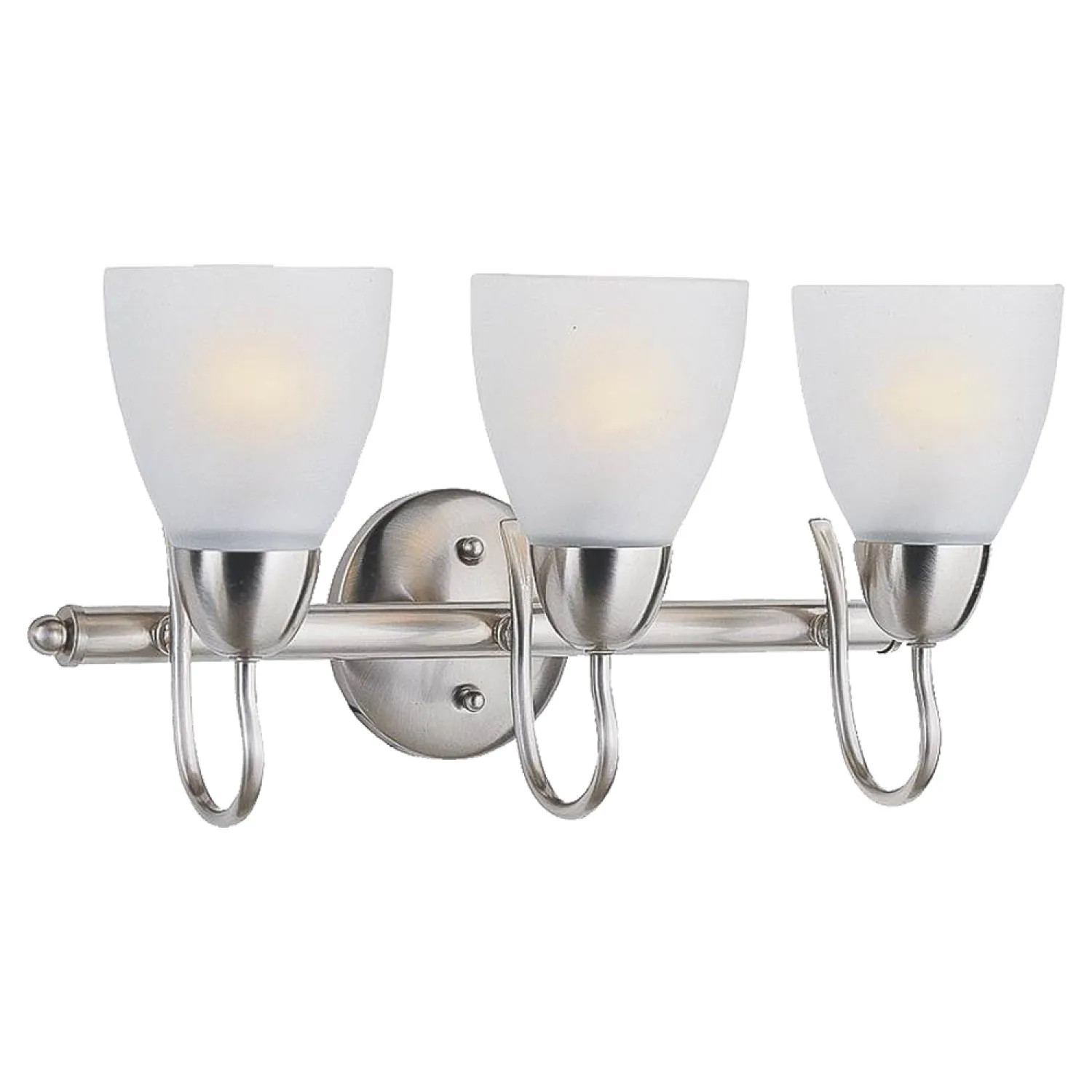 Boston Harbor A2242-93L Boston Harbor A2242-93l Brushed Nickel Vanity Bar Fixture with 3 Lights