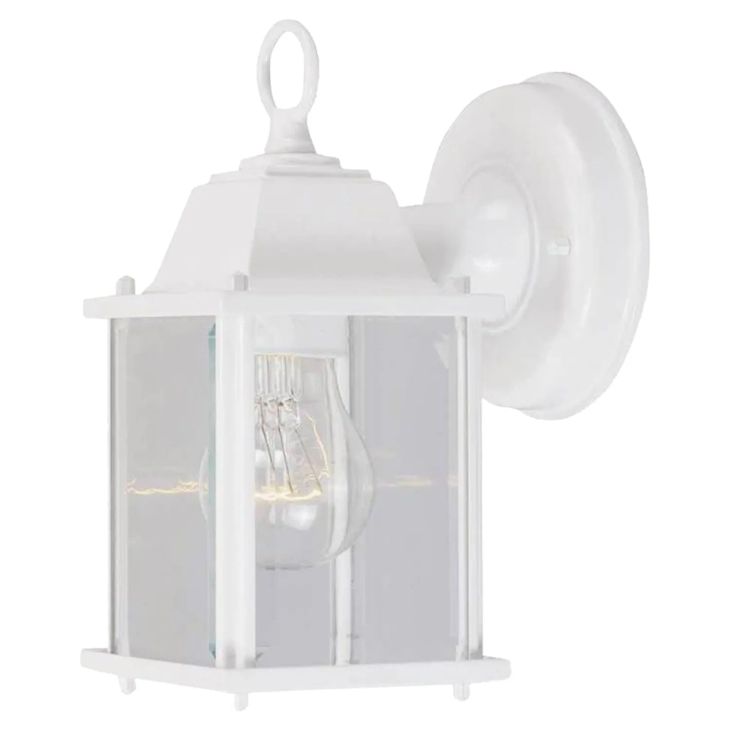 Boston Harbor AL1037-43L Boston Harbor AL1037-43L White Lantern Porch Light Fixture