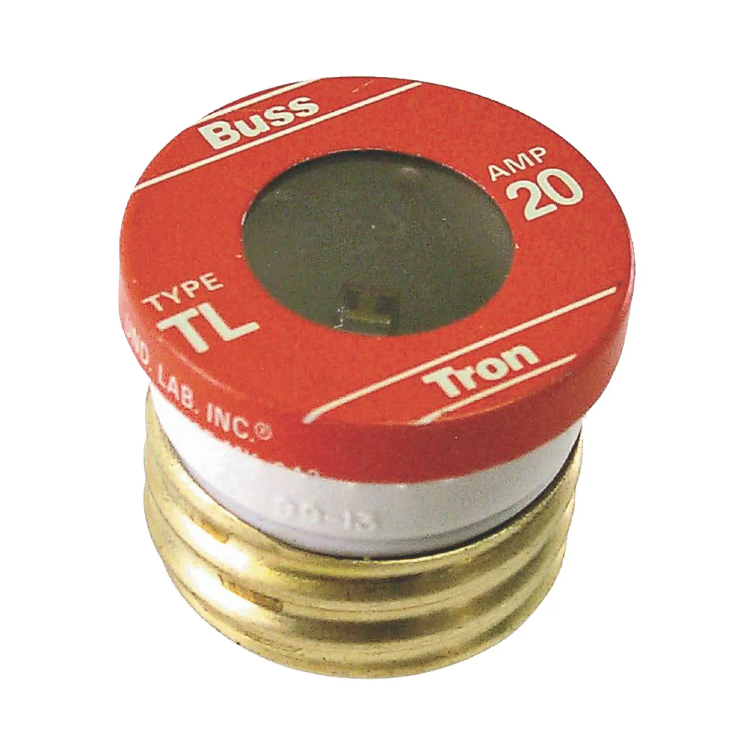 Bussmann BP/TL-20 Bussmann TL Time Delay Medium Duty Low Voltage Plug Fuse, 20 A, 125 VAC, 10 kA