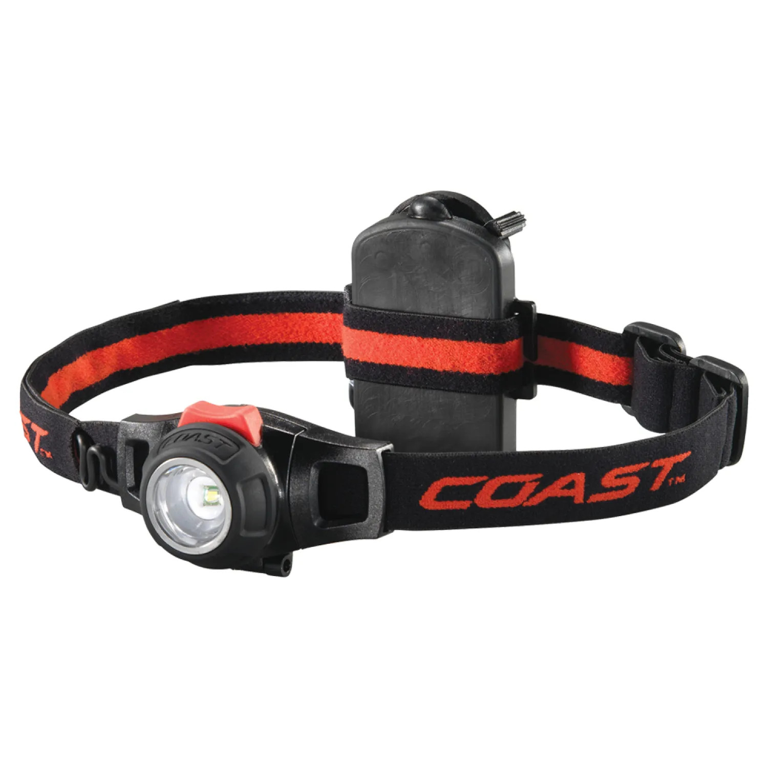 Coast TT7498CP Coast HL7R Adjustable Rechargeble Head Lamp, 1.2 V, LED, Hinged, Bulls Eye Spot Pattern Beam