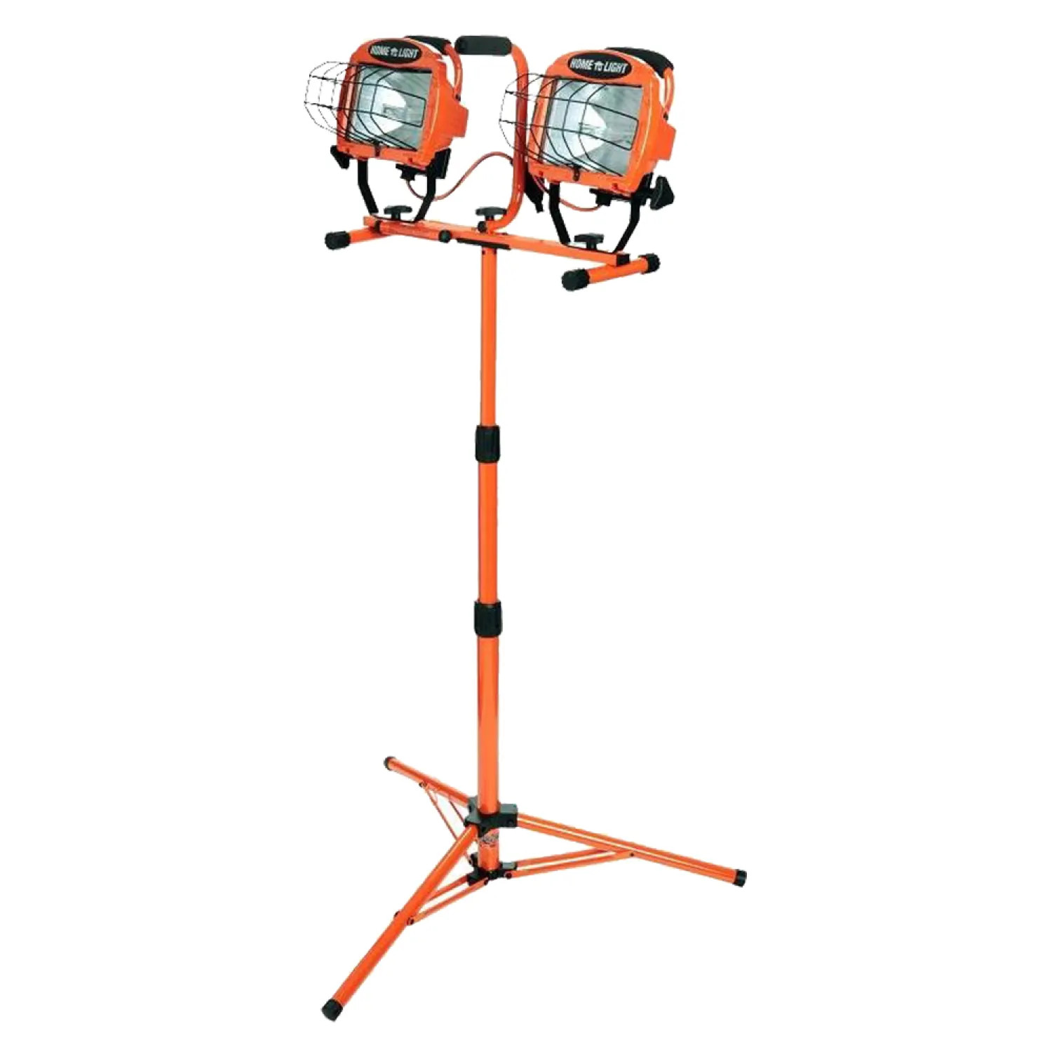 Coleman Cable L14SLED CCI Contractor 2-in-1 Adjustable Twin Head Work Light With Telescoping Tripod Stand, 120 V, 1000 W, 500 W Halogen Lamp