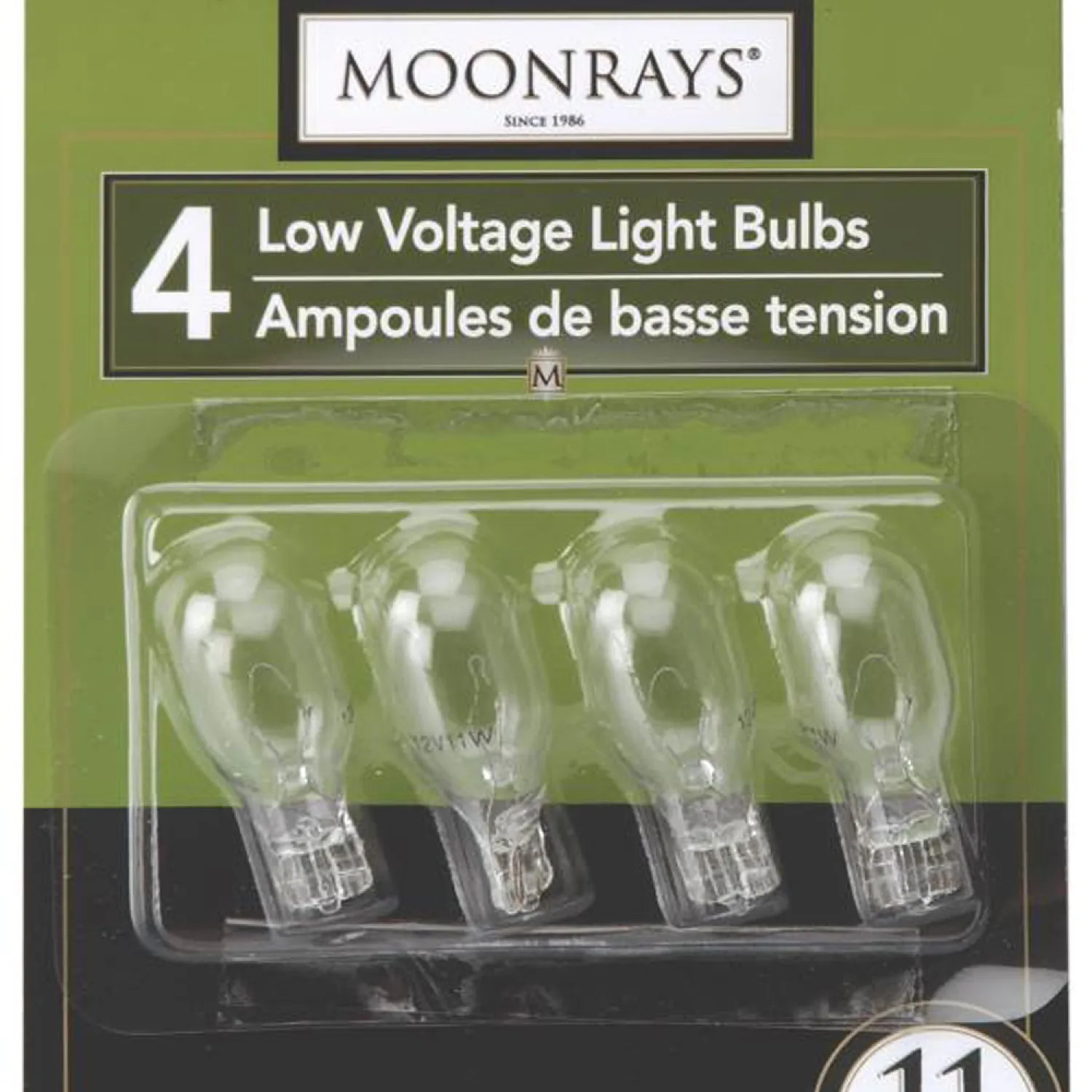 Coleman Cable 95527 Coleman 95527 Low Voltage Light Bulb, 11 W, 12 V, T5, Wedge, 300 hr