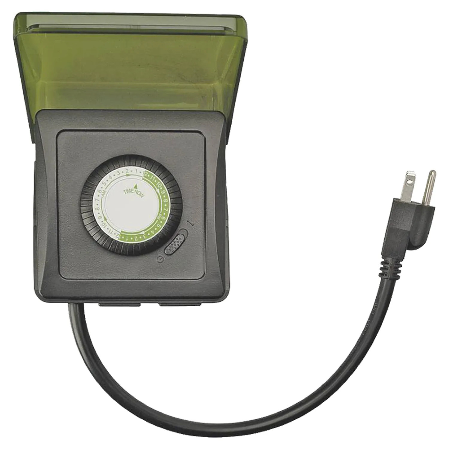 Coleman Cable 50012 Woods 50012 Heavy Duty Outdoor Mechanical Timer, 125 V, 15 A, 30 Min Interval, 24 hr, 24 Cycles per day