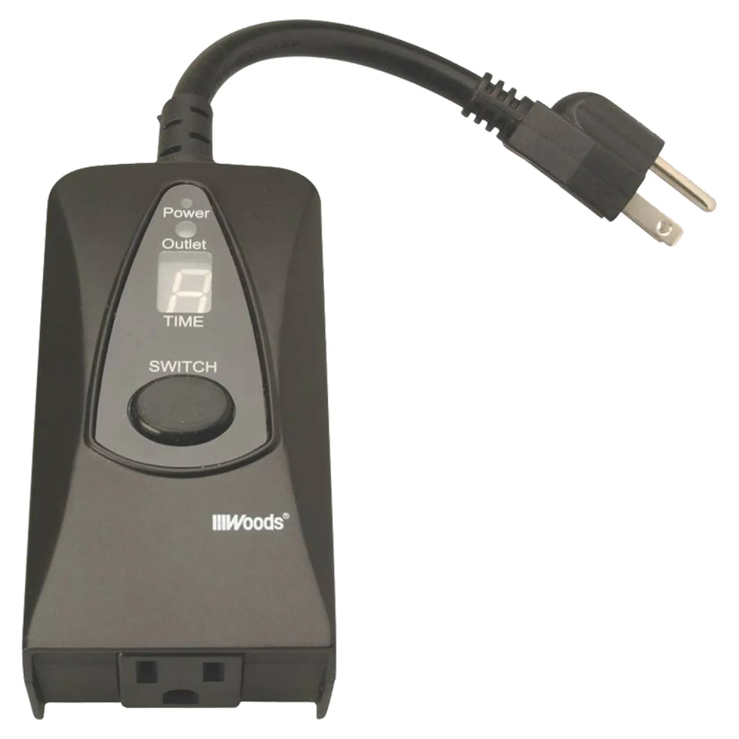 Coleman Cable 50013 Woods 50013 Outdoor Timer, 125 V, 15 A, 24 hr