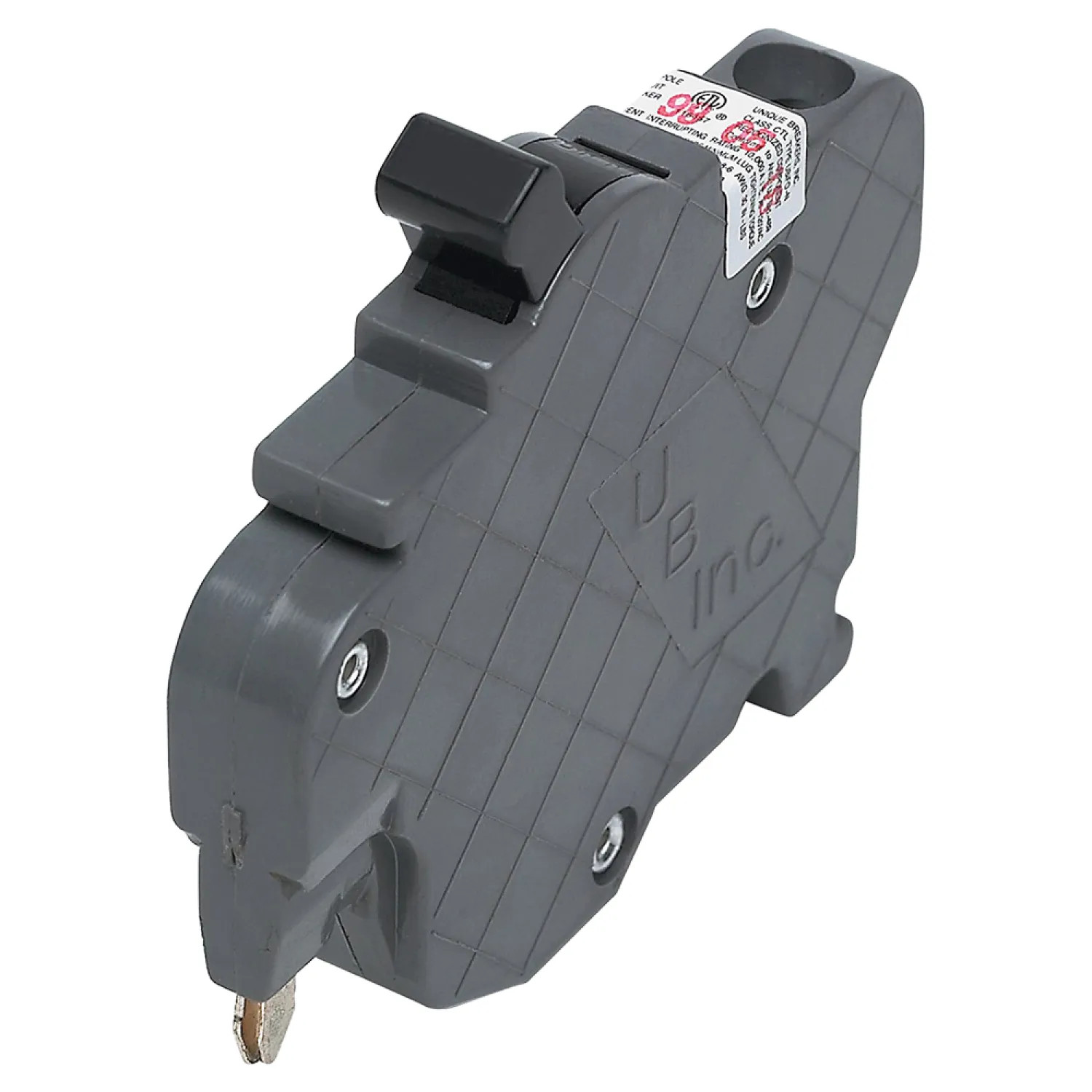 Connecticut UBI-F020N Connecticut UBIF Standard Thin Type NC Circuit Breaker, 120 V, 20 A, 1 Pole, 10000 A