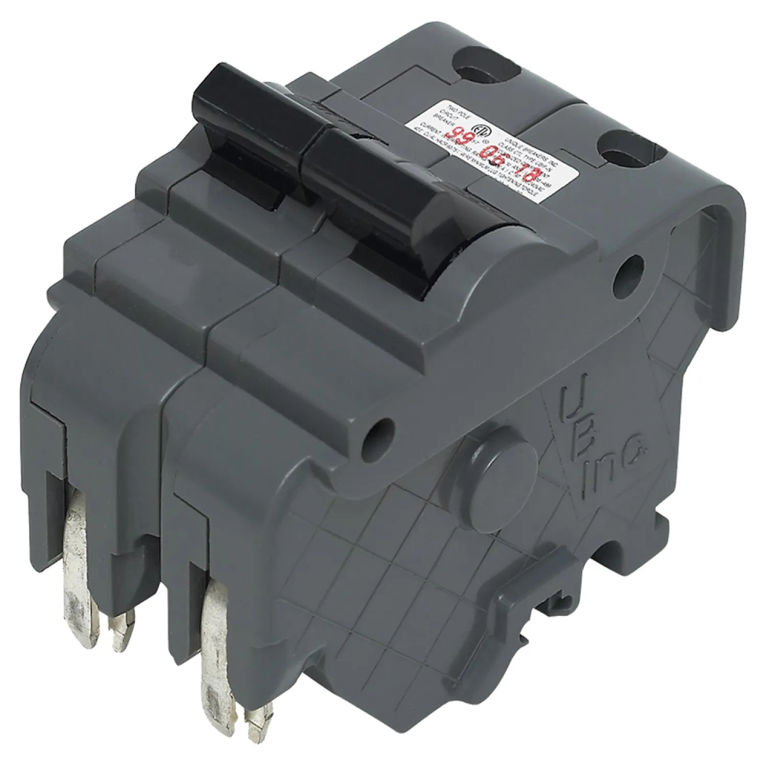 Connecticut UBI-F260N Connecticut UBIF Thick Residential Type NA Circuit Breaker, 120/240 V, 60 A, 2 Pole, 10000 A