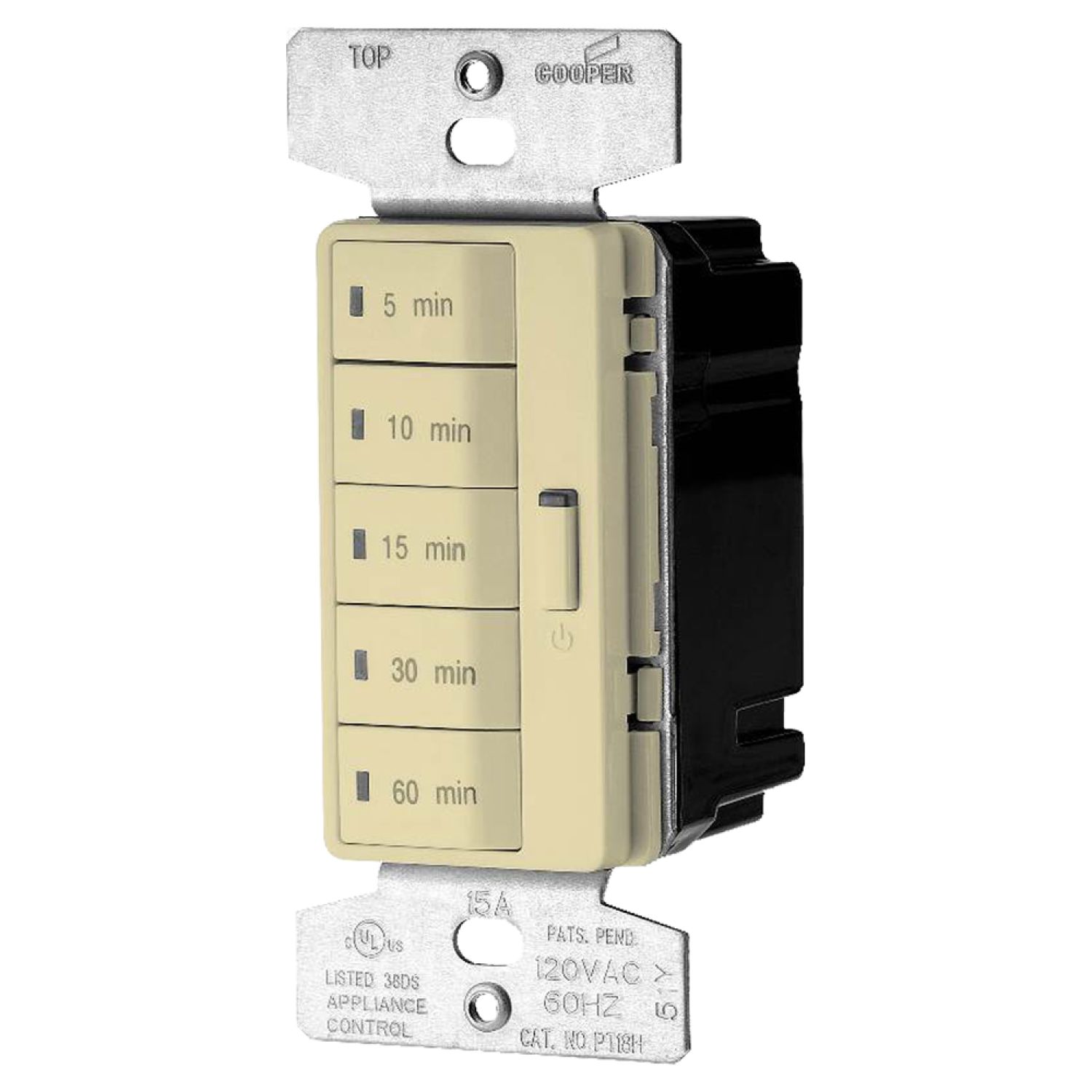 Accell Core PT18M-V-K Accell Core PT18M-V-K Programmable Timer, 120 V, 15 A, 5, 10, 15, 30, 60 Min Off