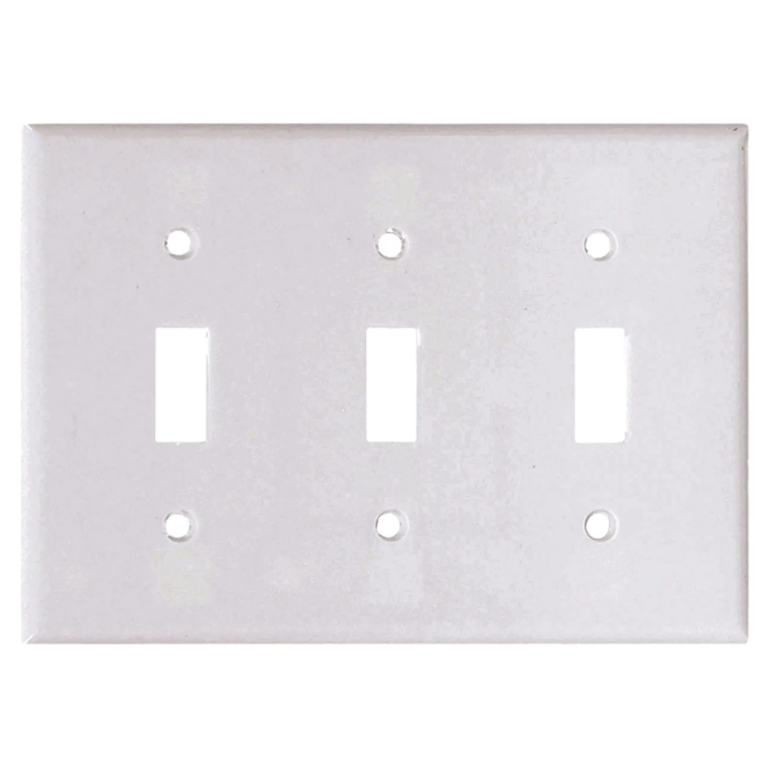 Arrow Hart 2141W-BOX Arrow Hart 2141W-BOX Standard Wall Plate, 3 Gang, 4-1/2 in L X 6-3/8 in W X 0.08 in T, White