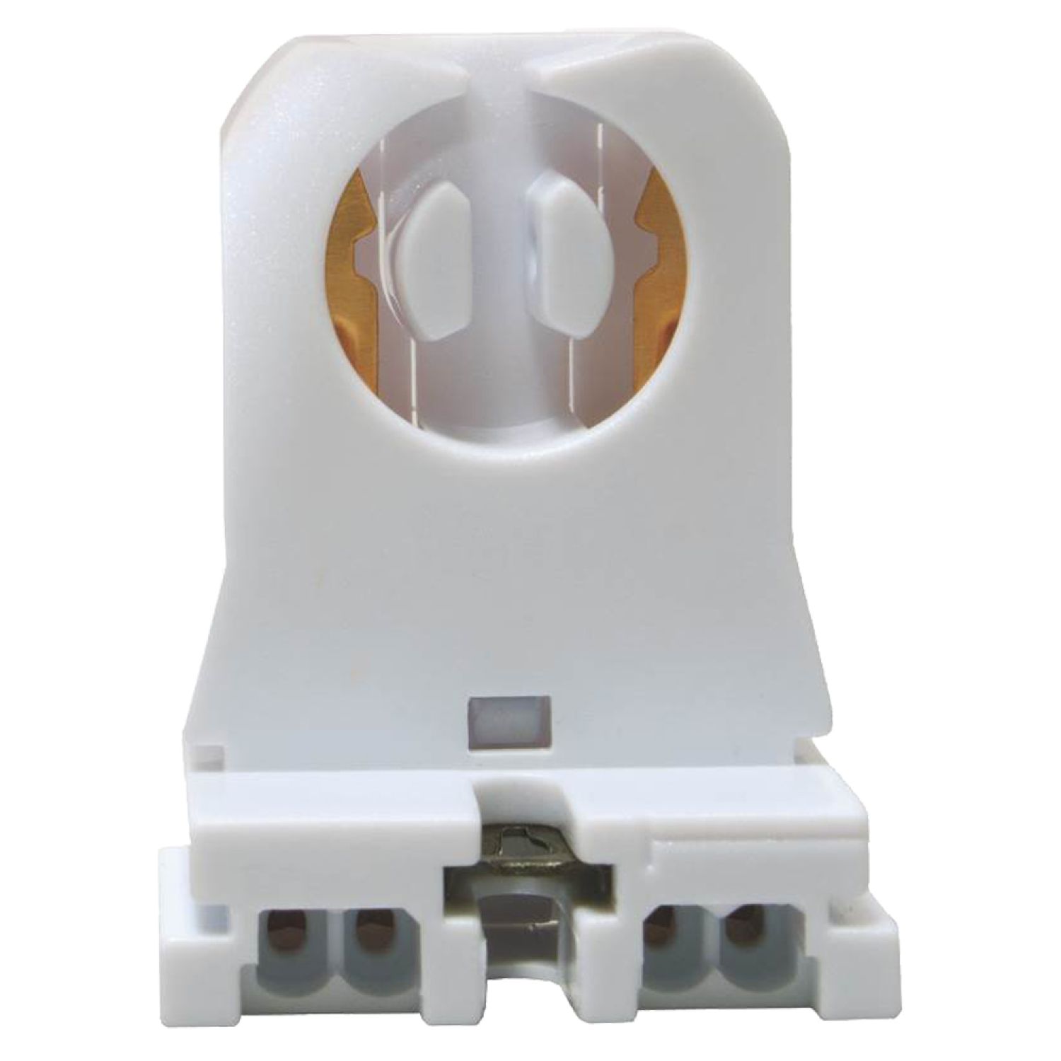 Arrow Hart 2510W-BOX Arrow Hart 2510W-BOX Short Lampholder, 660 W, Fluorescent, Medium Bi-Pin, White