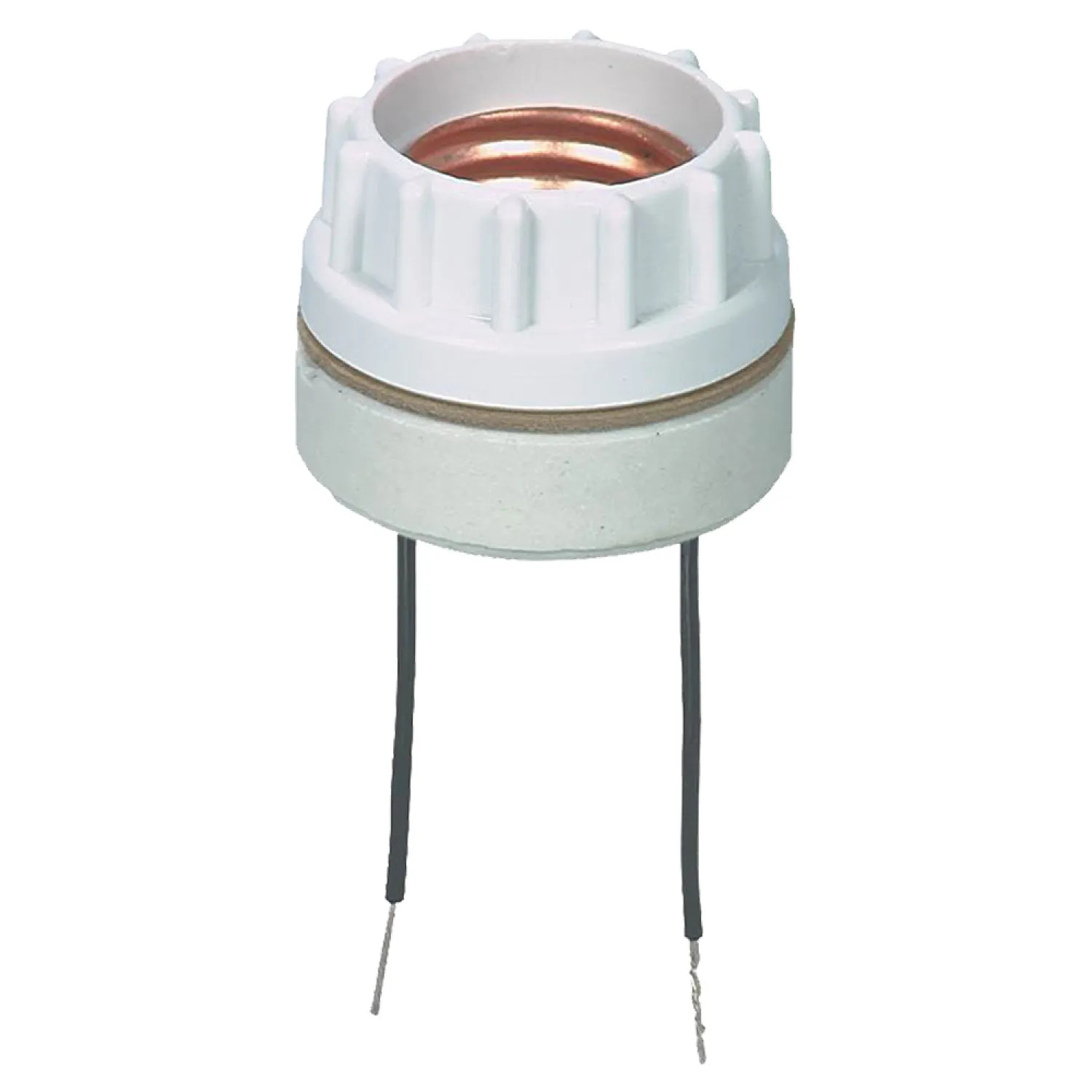 Arrow Hart 609-BOX Arrow Hart 609-BOX Keyless Lampholder, 660 W, Medium, White, Porcelain