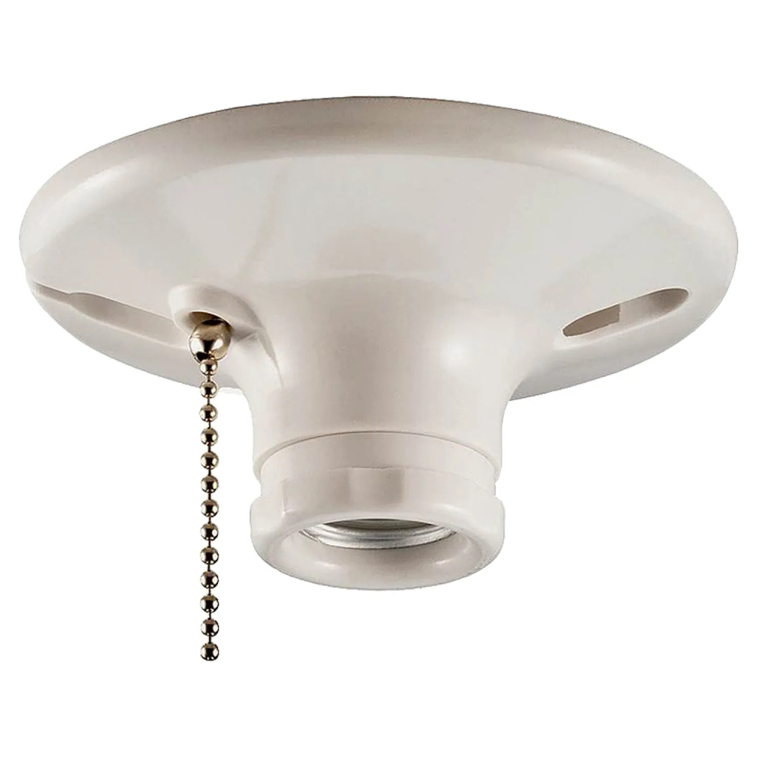 Arrow Hart S759W-CD-SP Arrow Hart S759W-CD-SP Lampholder, 660 W, Medium, White, Thermoset Plastic