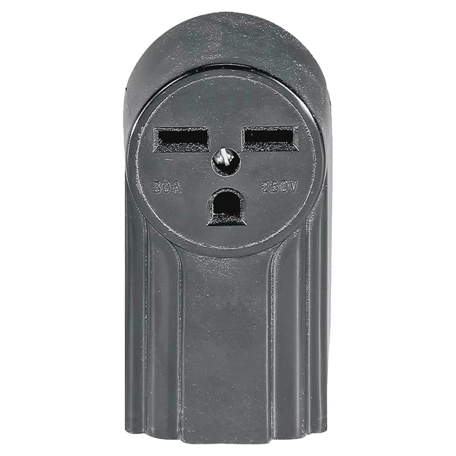 Arrow Hart WD1232 Arrow Hart WD1232-BOX Straight Blade Commercial Power Receptacle, 250 V, 30 A, 2 Pole, 3 Wire, Black