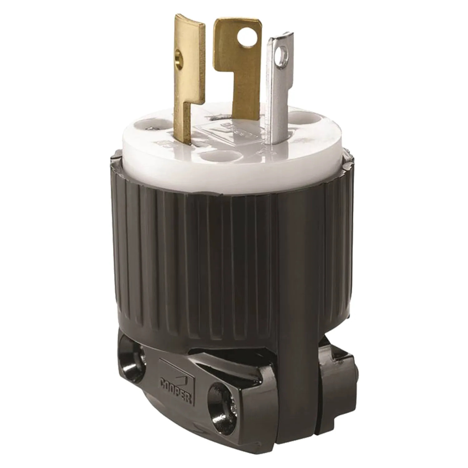 Cooper WD4720 Cooper WD4720 Twist Lock Electrical Plug, 125 V, 15 A, 2 P, 3 W
