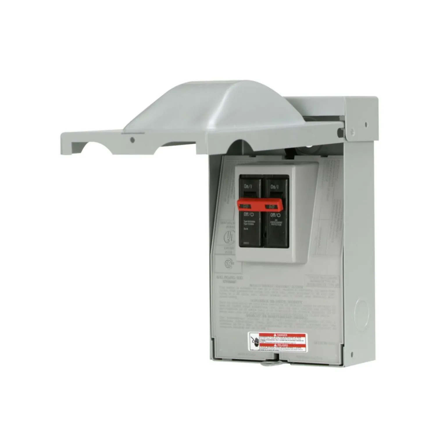 Eaton DPB222RP Eaton DPB222RP Type ACD Molded Non-Automatic Breaker Disconnect Switch, 240 VAC, 60 A, 14400 W