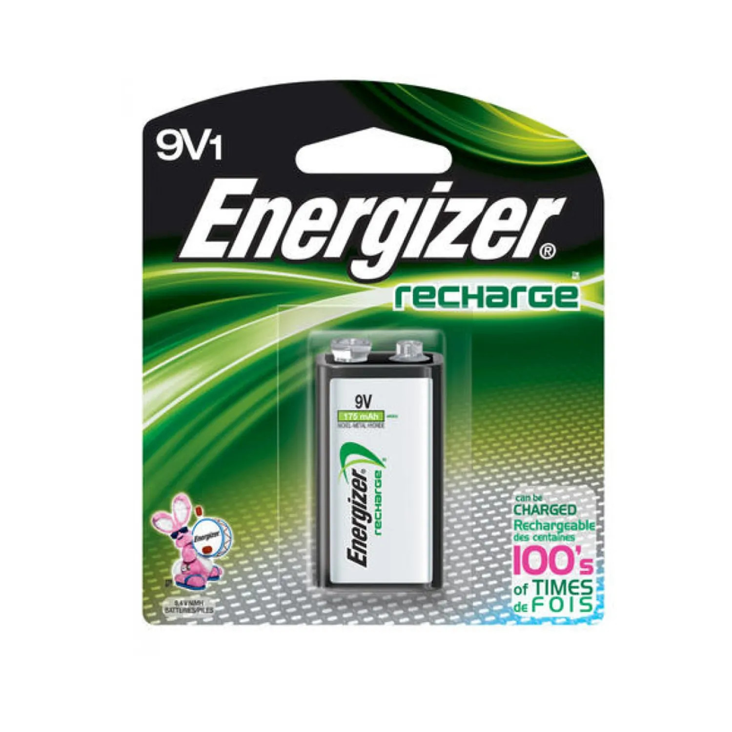 Energizer NH22NBP Energizer NH22 Rechargeable Battery, 9 V, NiMH