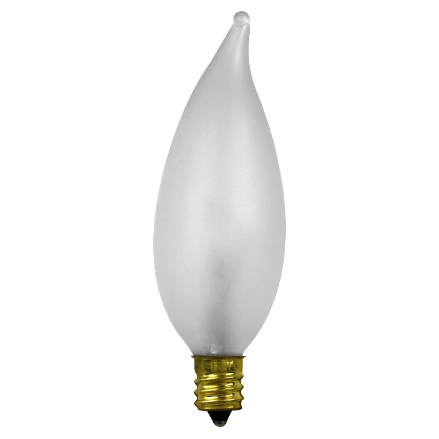 Feit BP25CFF Feit Electric BP25CFF Decorative Dimmable Incandescent Lamp, 25 W, 120 V, Candelabra Screw E12