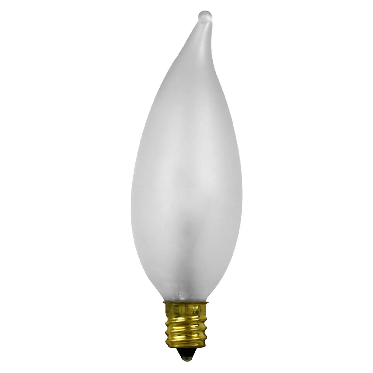 Feit BP40CFF Feit Electric BP40CFF Decorative Dimmable Incandescent Lamp, 40 W, 120 V, Candelabra Screw E12