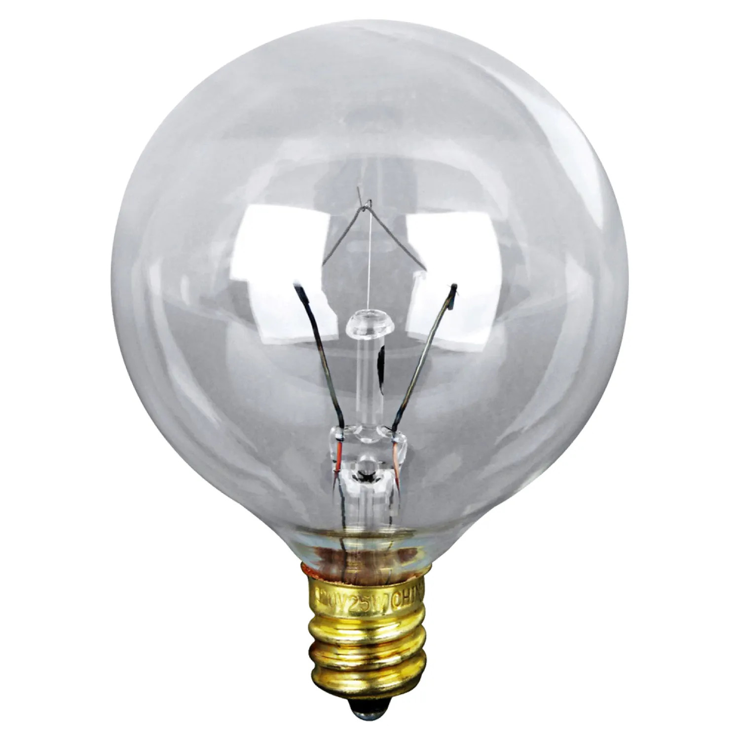Feit BP40G161/2 Feit Electric BP40G161/2 Decorative Dimmable Incandescent Lamp, 40 W, 120 V, G16.5, 2000 hr