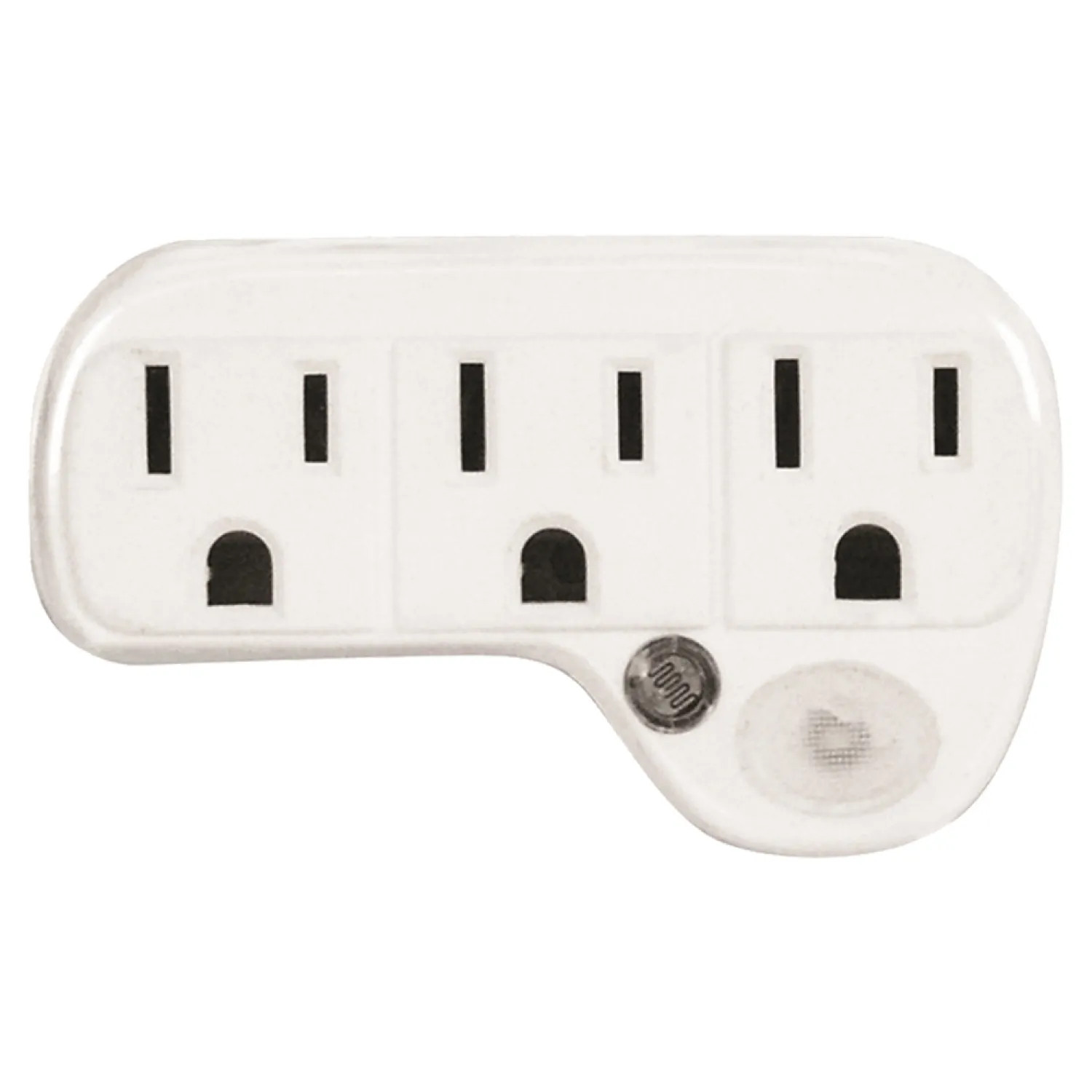 Feit NL3/LED Feit Electric NL3/LED Night Light, 120 V, 0.3 W, 60 Hz, 0.3 W LED Lamp, Automatic Sensor, 3.37 in Dia X 2.1 in OAL