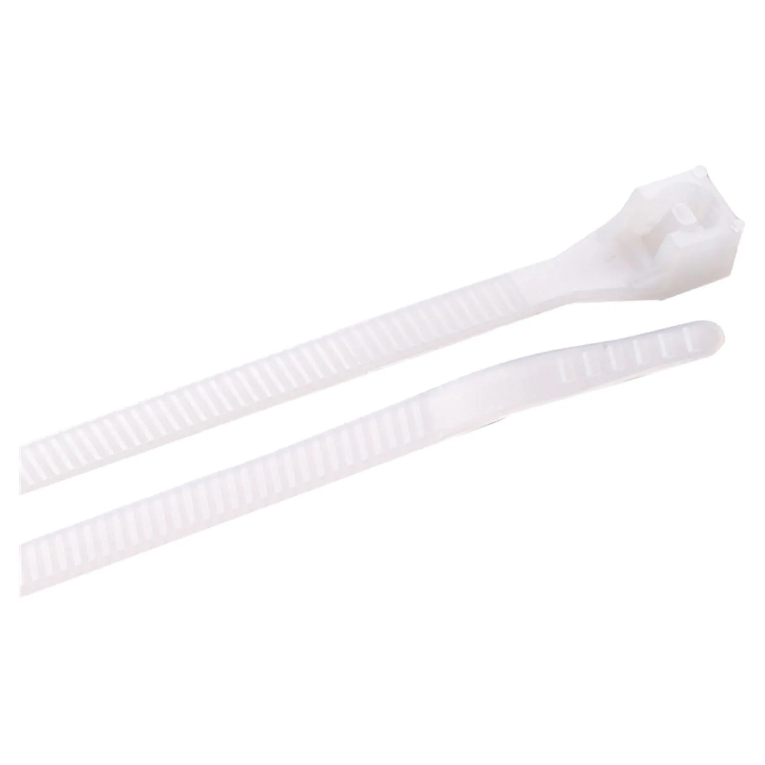 Gardner Bender 46-308 Gardner Bender 46-308 Double Lock Standard Cable Tie, 2 in, Nylon, Natural, 8 in L