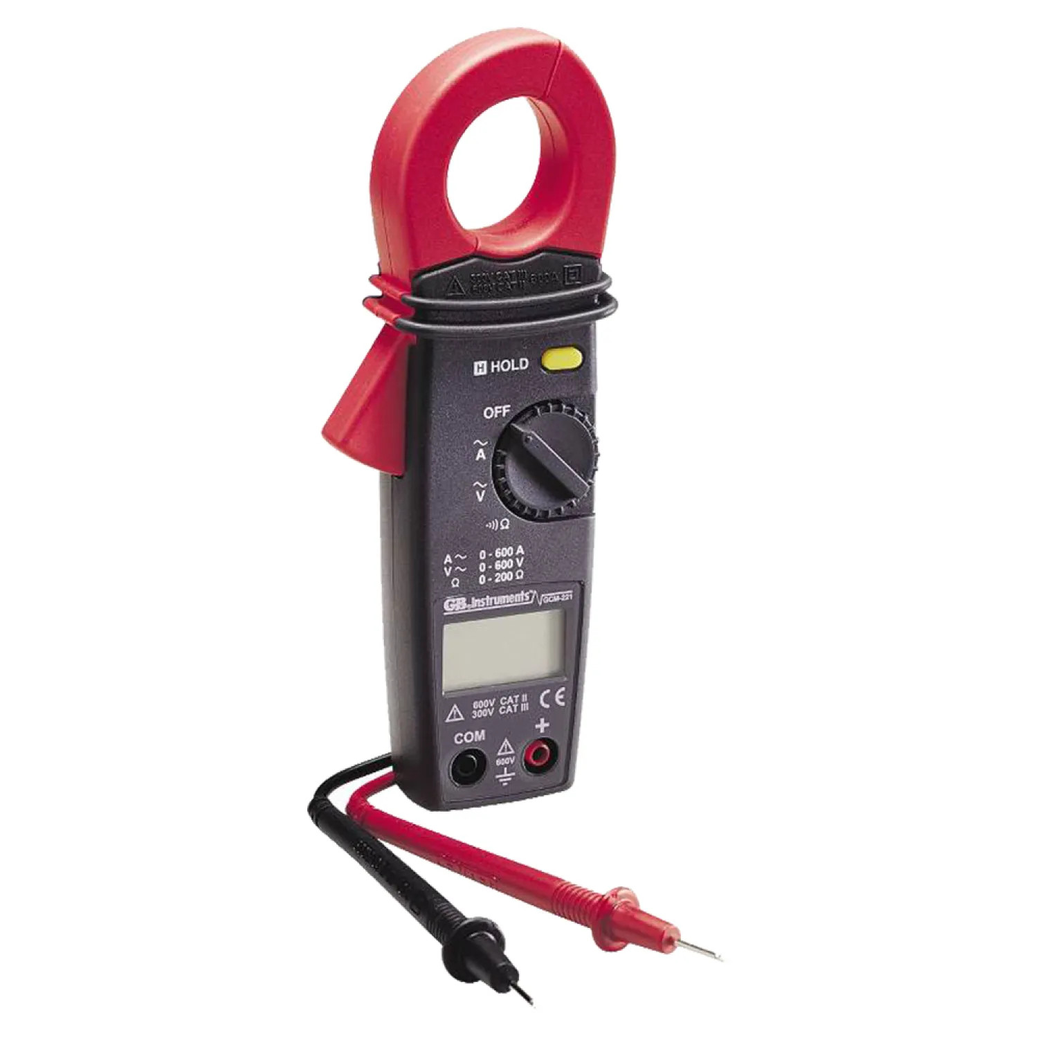 Gardner Bender GCM-221 Gardner Bender GCM-221 Clamp-On Multimeter, 600 VAC, 600 A, 600 ohm