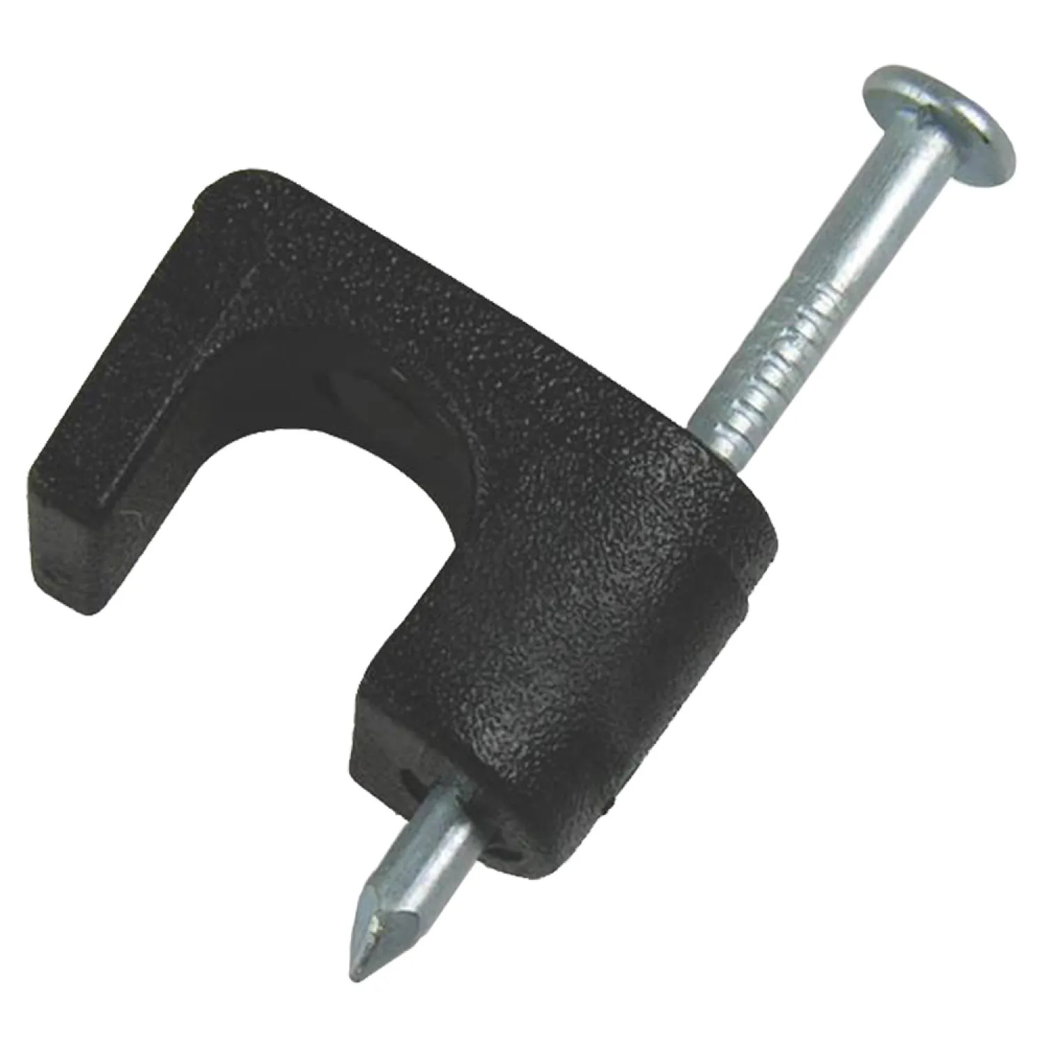Gardner Bender PSB-165 Gardner Bender PSB Low Voltage Cable Staple, 1/4 in Crown, 15/16 in L, Plastic, Black
