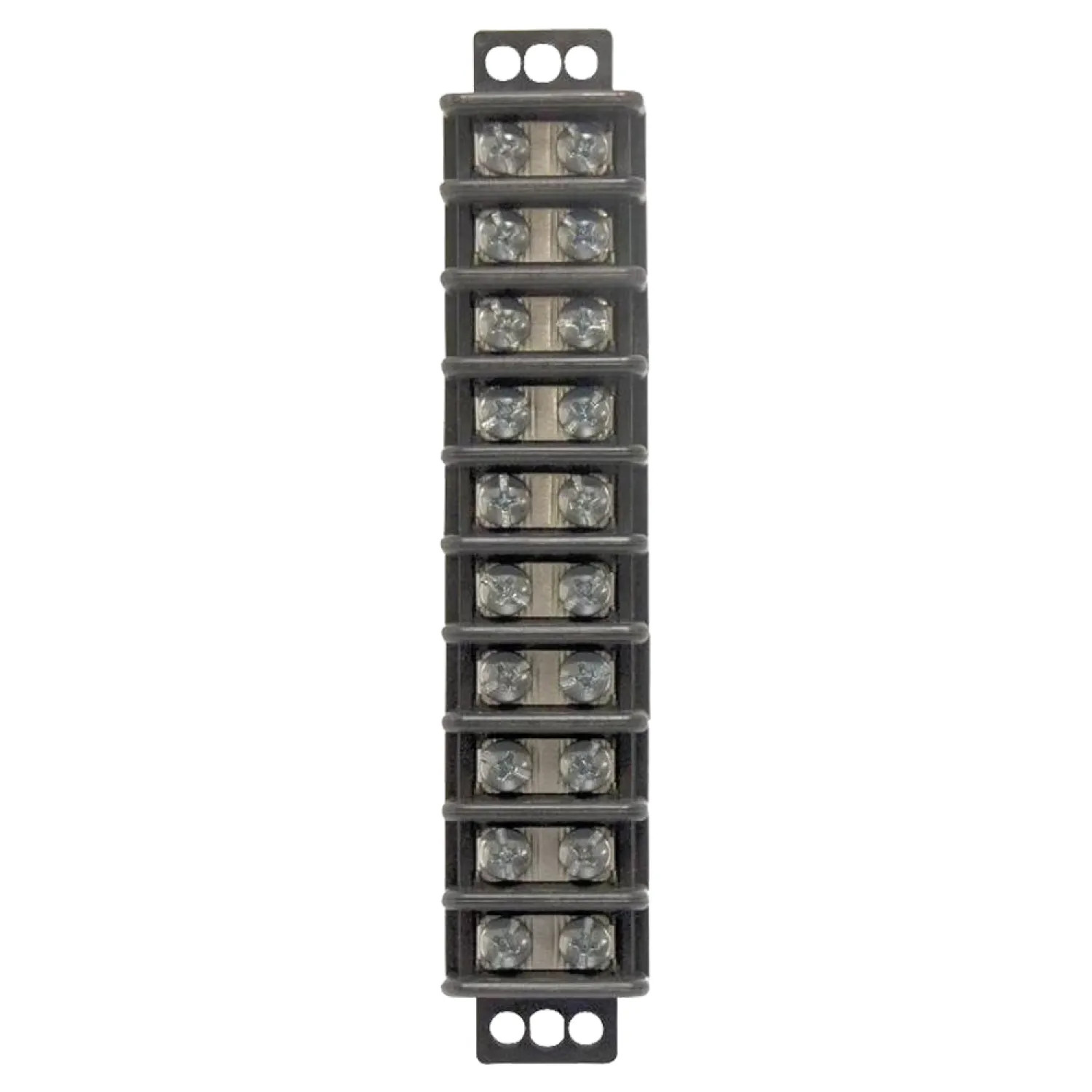 Gardner Bender GTB-410 GB GTB-410 Terminal Block, 10 Circuits, 22 - 10 AWG Cable Range, 30 A, -40 TO 260 deg F Operating