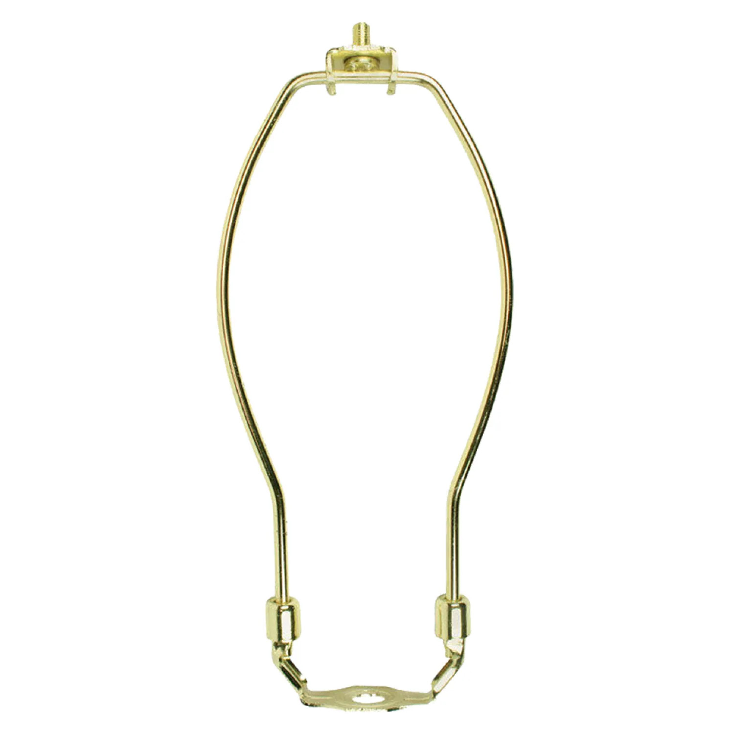 Jandorf 60122 Jandorf 60122 Detachable Lamp Harp, 10 in L X 4-7/16 in W, Polished Brass