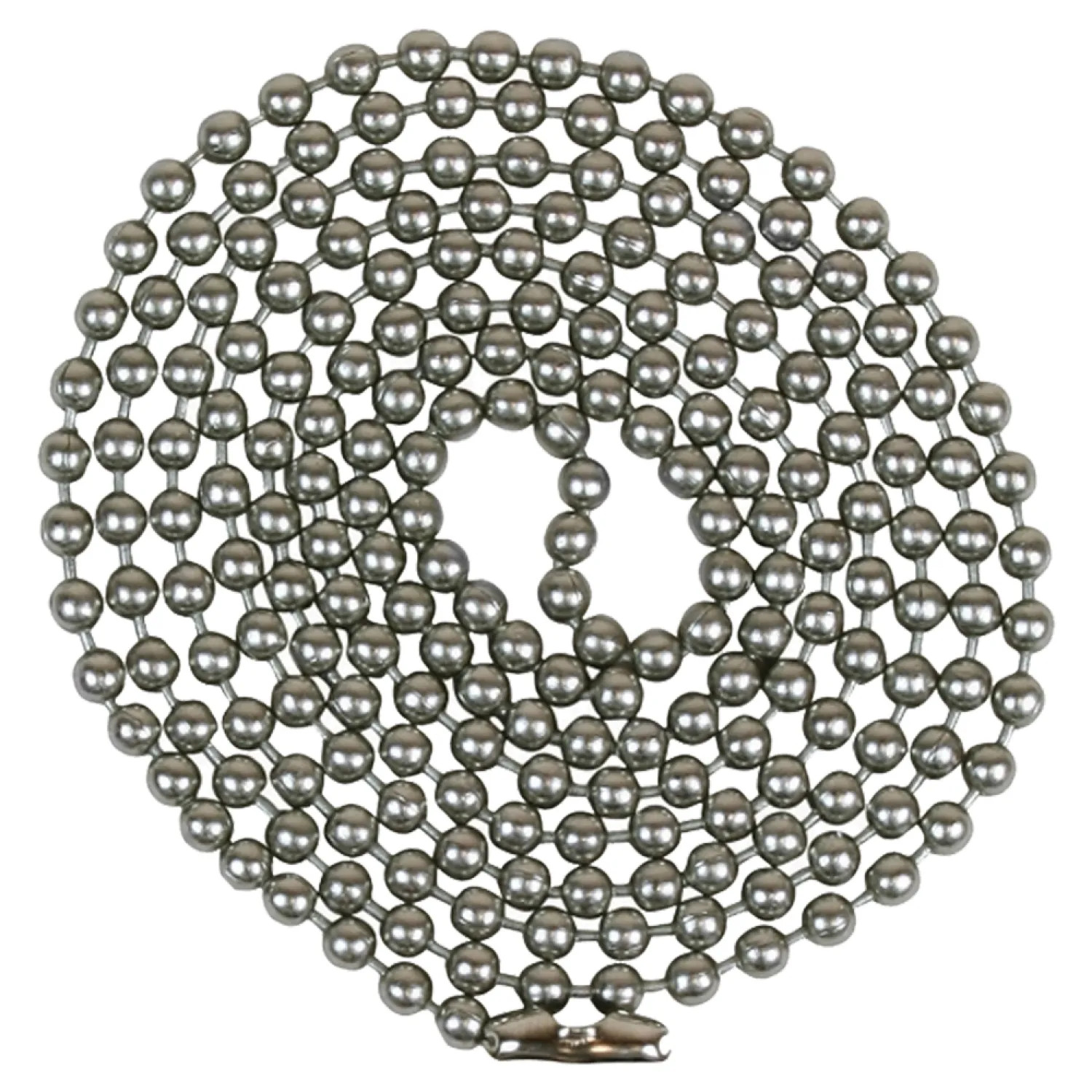 Jandorf 60324 Jandorf 60324 Beaded Chain With NO 6 Connector, 3 ft L, Brushed Pewter