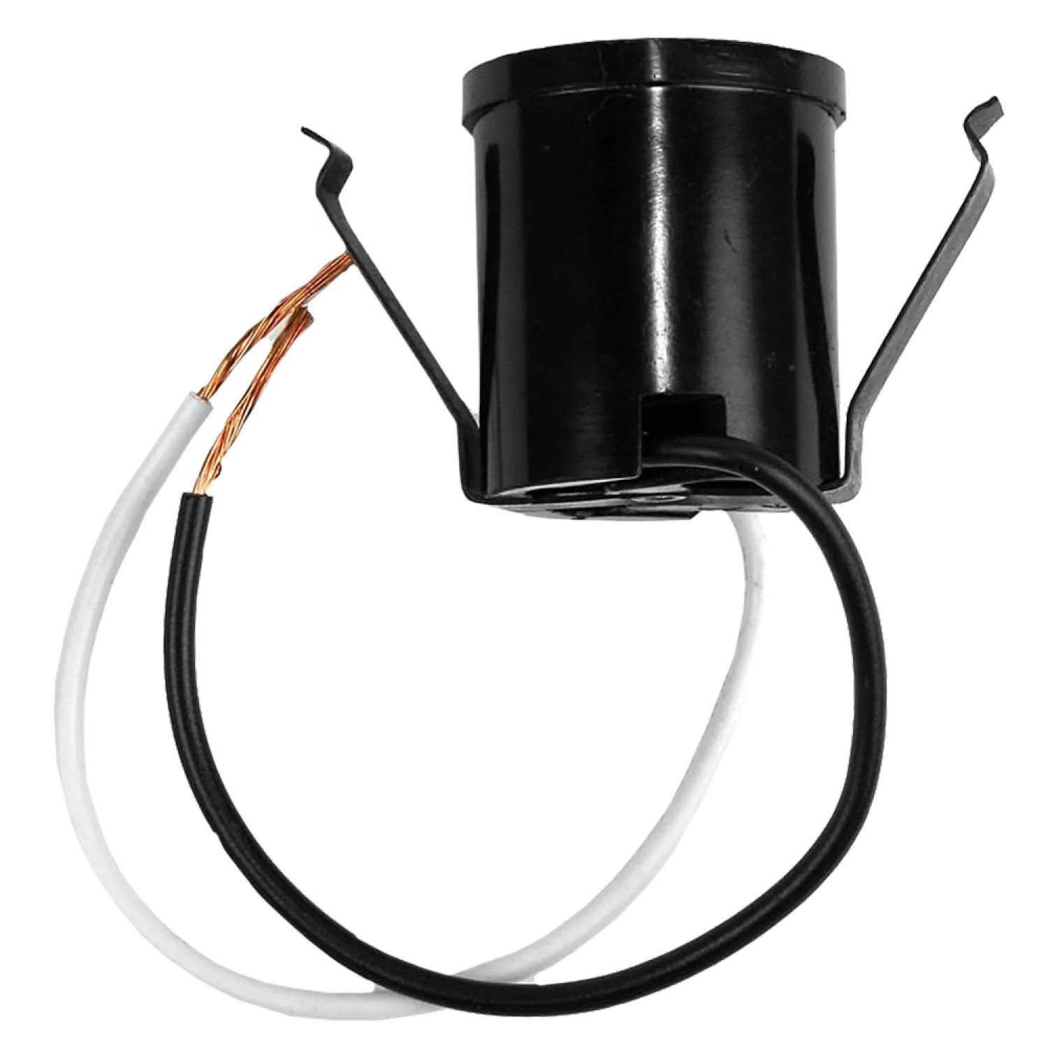 Jandorf 60538 Jandorf 60538 Socket, Snap-In, Phenolic, Medium Base, U-Clip, Wire Leads