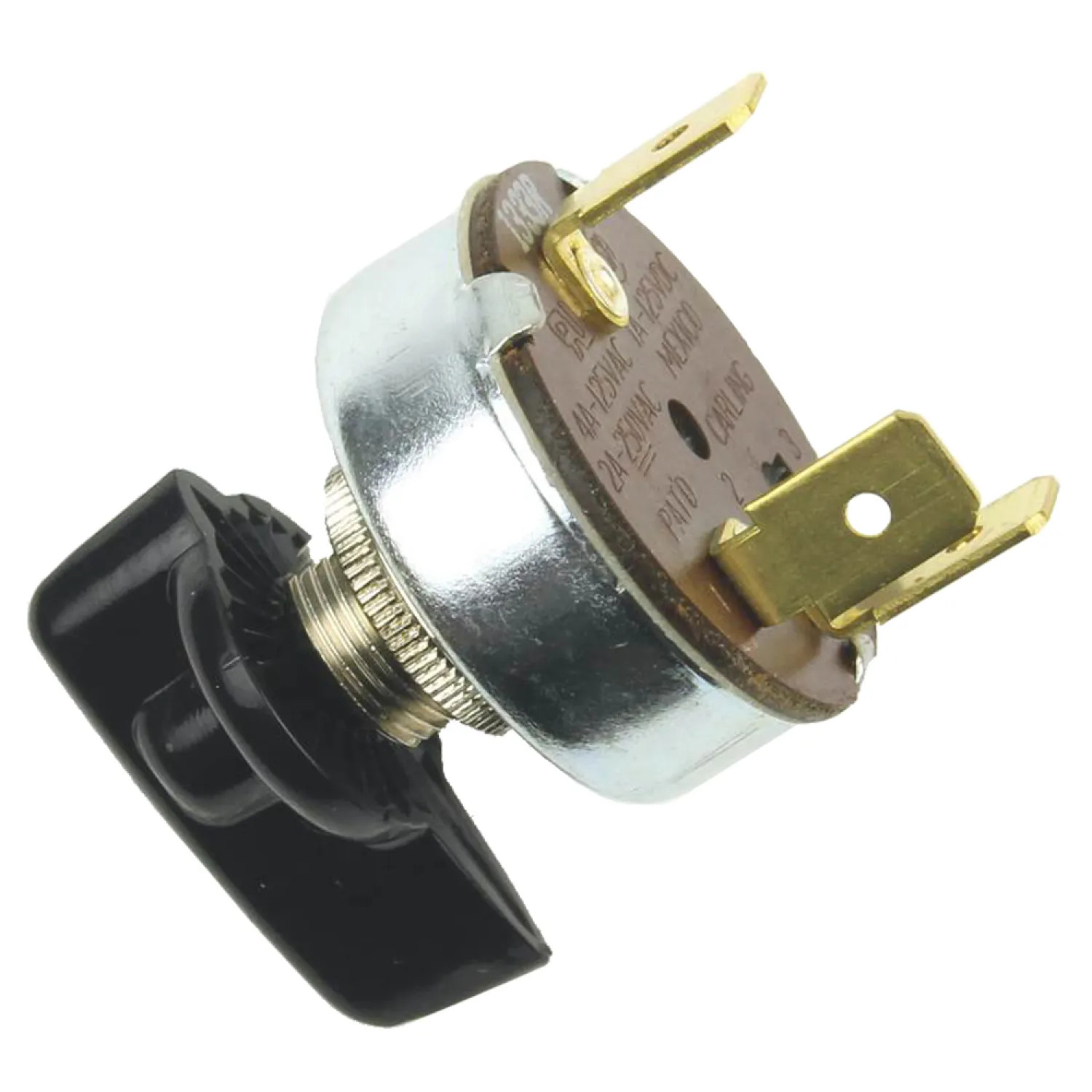 Jandorf 61033 Jandorf 61033 Single Circuit Rotary Switch, 125 V, 1 A, SPDT, 1 P, 3-Tab
