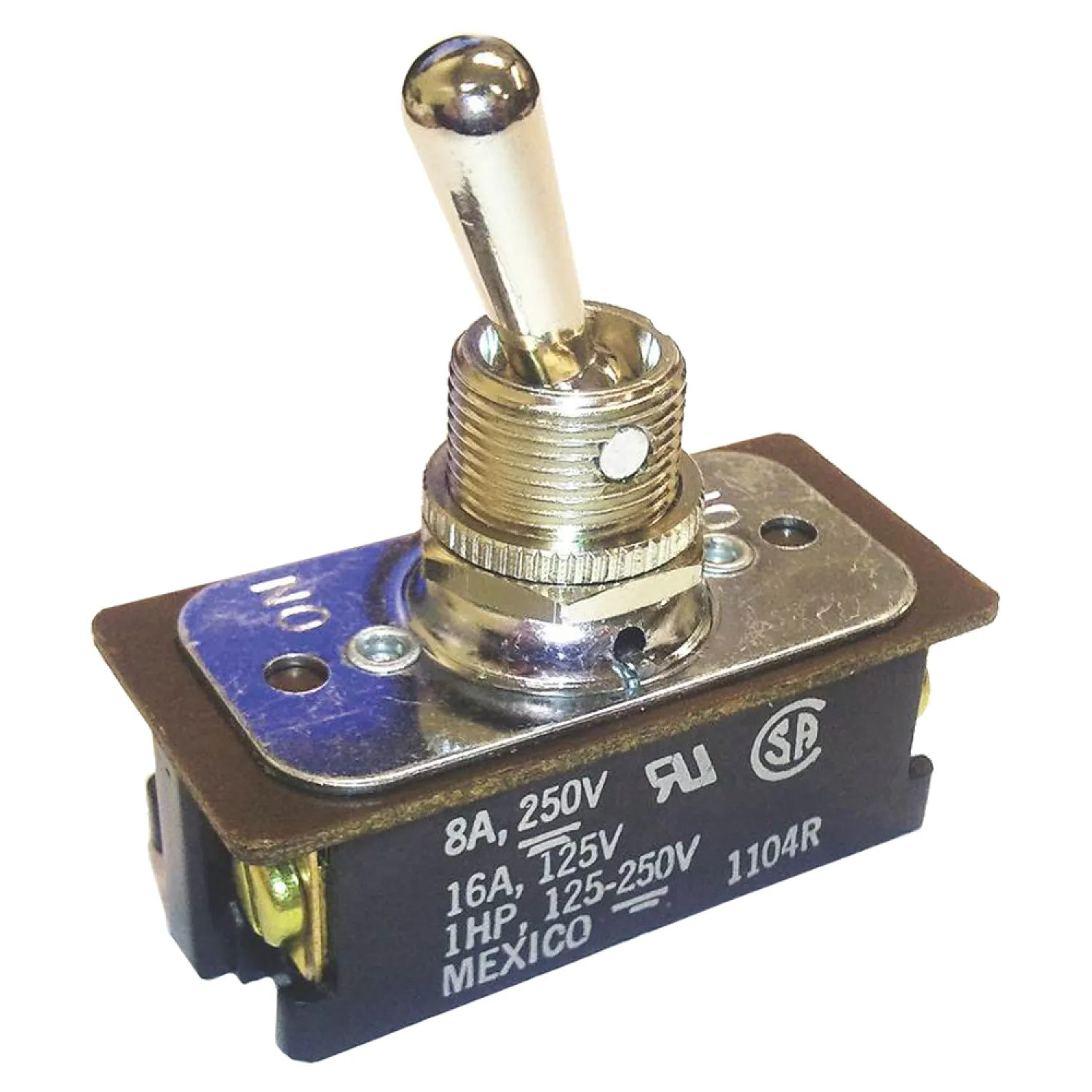 Jandorf 61170 Jandorf 61170 Double Circuit Toggle Switch, 125 V, 8 A, 2 P