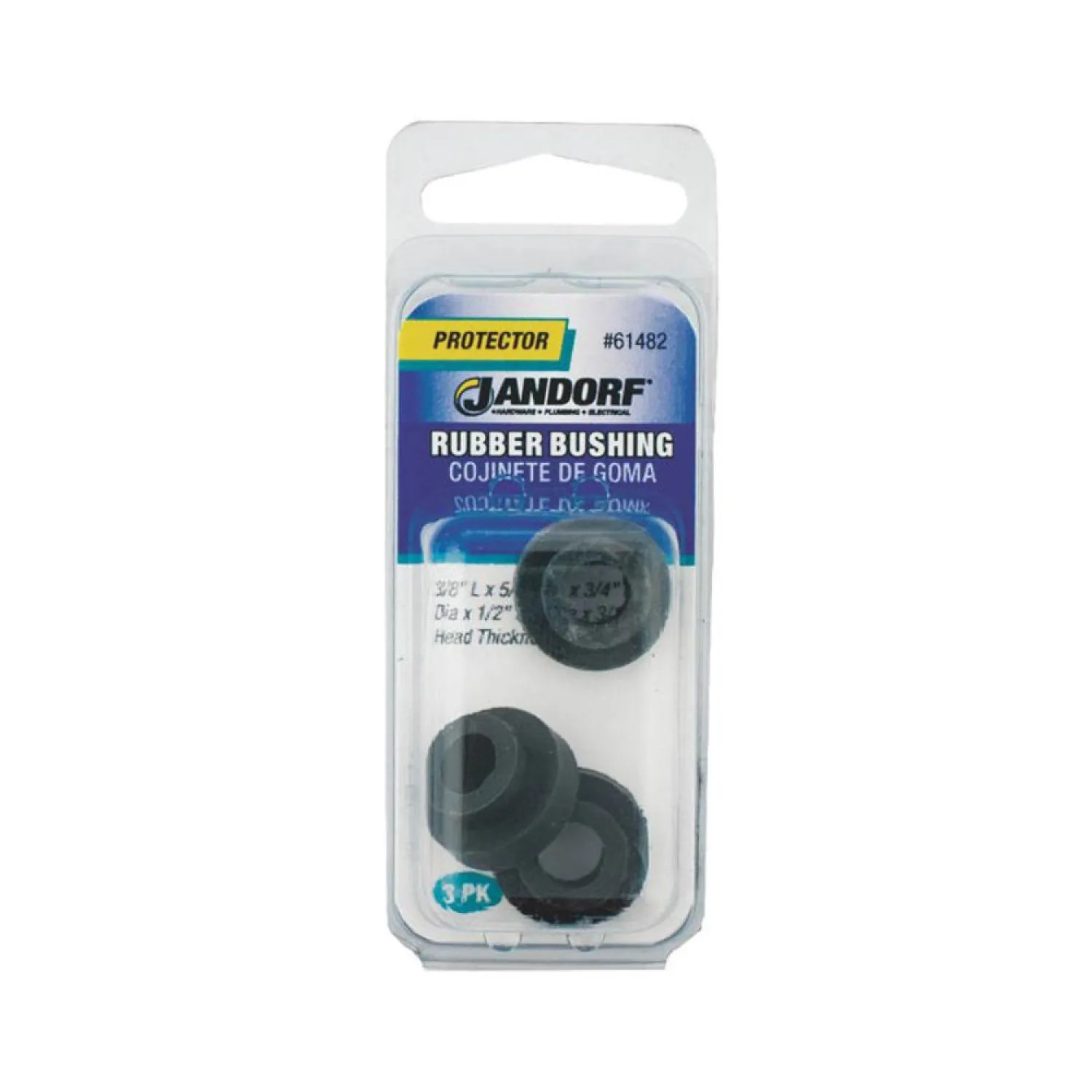 Jandorf 61482 Jandorf 61482 Insulated Conduit Bushing, 5/16 in, Rubber
