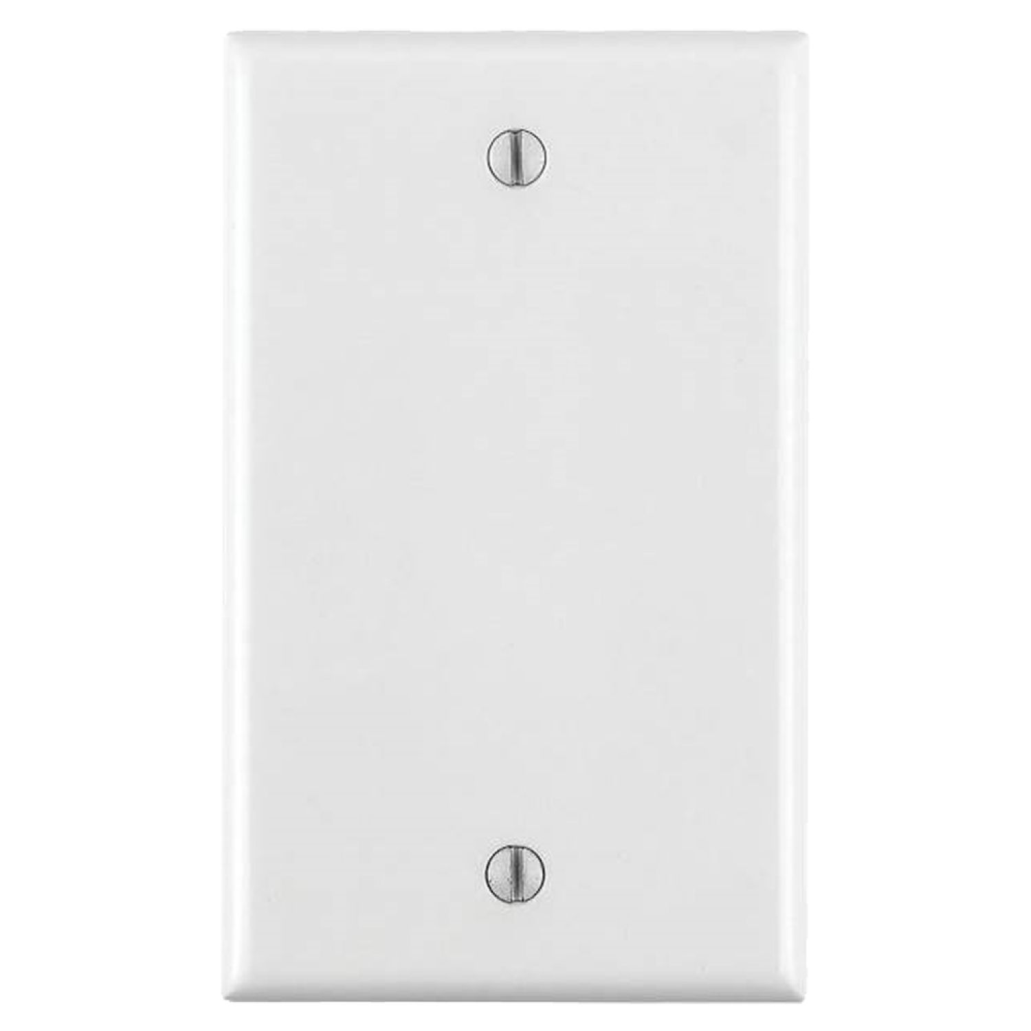 Leviton 001-88014-000 Leviton 001-88014-000 1-Blank Standard Size Wall Plate, 1 Gang, 4-1/2 in L X 2-3/4 in W 0.22 in T, White, Smooth