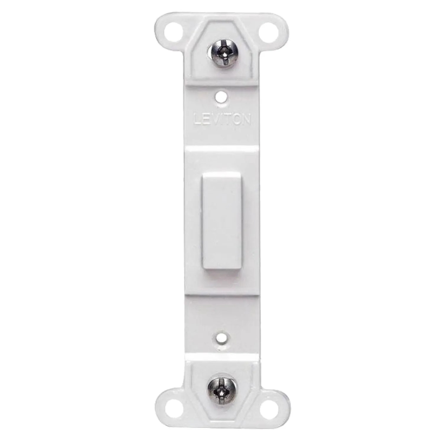 Leviton 002-80700-00W Leviton 002-80700-00W Blank Toggle Insert, White