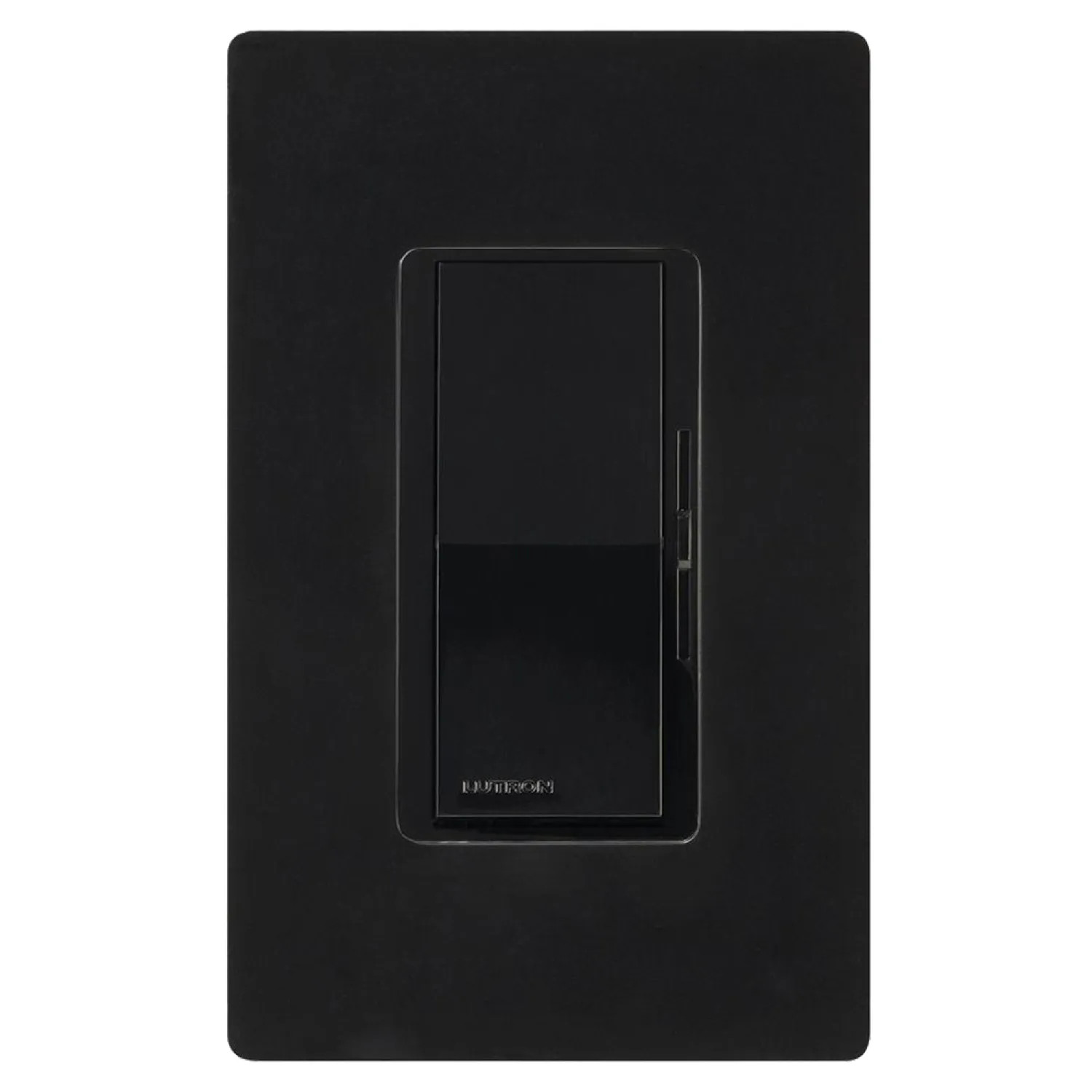 Lutron DVW-600PH-BL Diva Designer DVW-600PH-BL Preset Dimmer Switch, 120 VAC, 600 W, 1 P, 3 W, Black