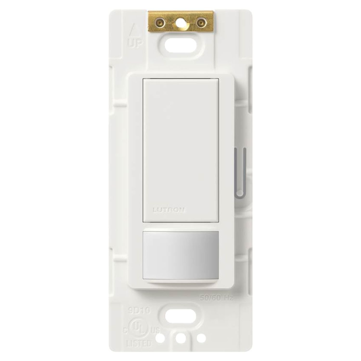 Lutron MS-OPS2H-WH Maestro MS-OPS2H-WH Occupancy Sensor Switch, 250 W, 120 VAC, 30 ft, 180 deg