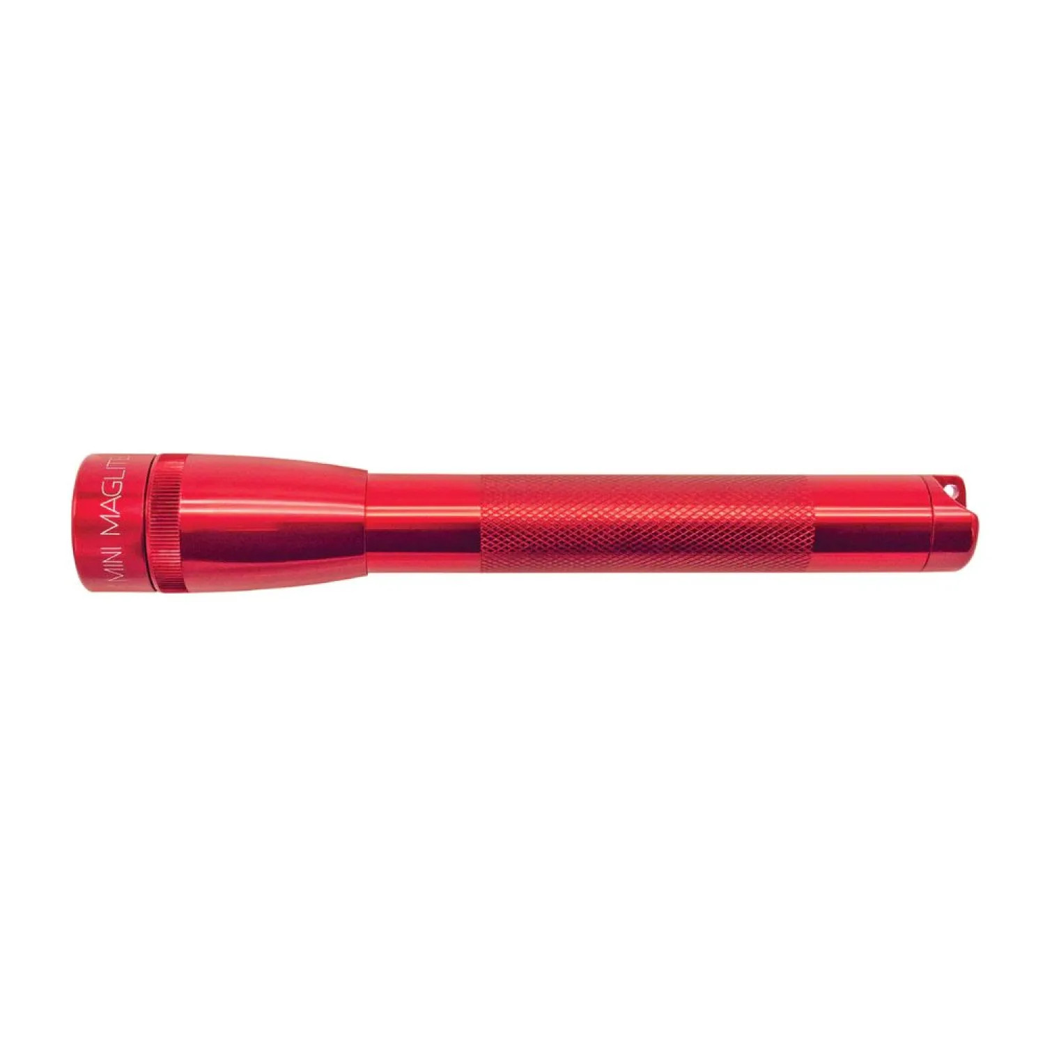 MagLite M2A03H Mini Maglite Combination Water Resistant Flashlight, Incandescent, 2AA Battery, Krypton Bulb, 3 VDC, 5.15 Hours, Red - M2A03H