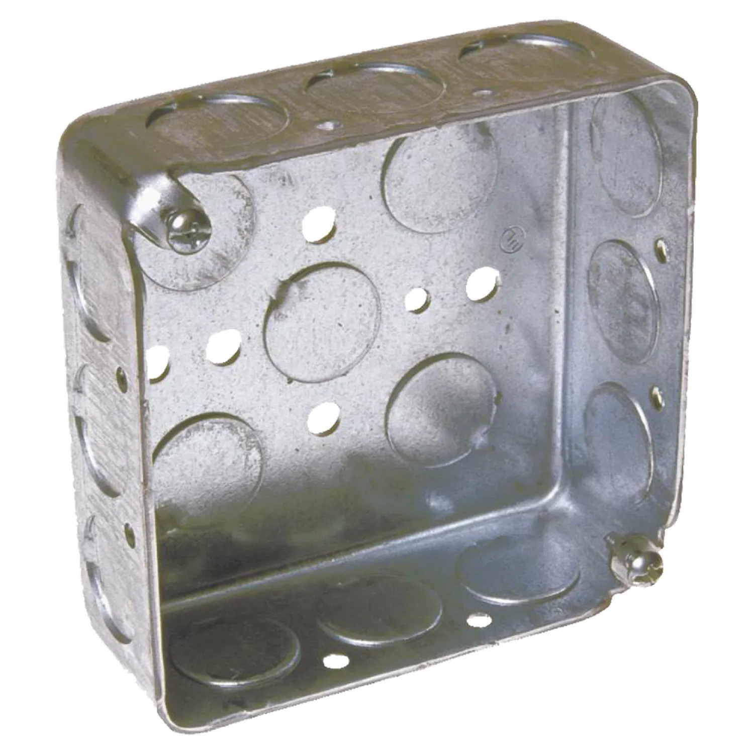 Raco 8190 Raco 8190 Outlet Box, 1 Gang, 21 cu-in, 4 in Dia x 1-1/2 in D