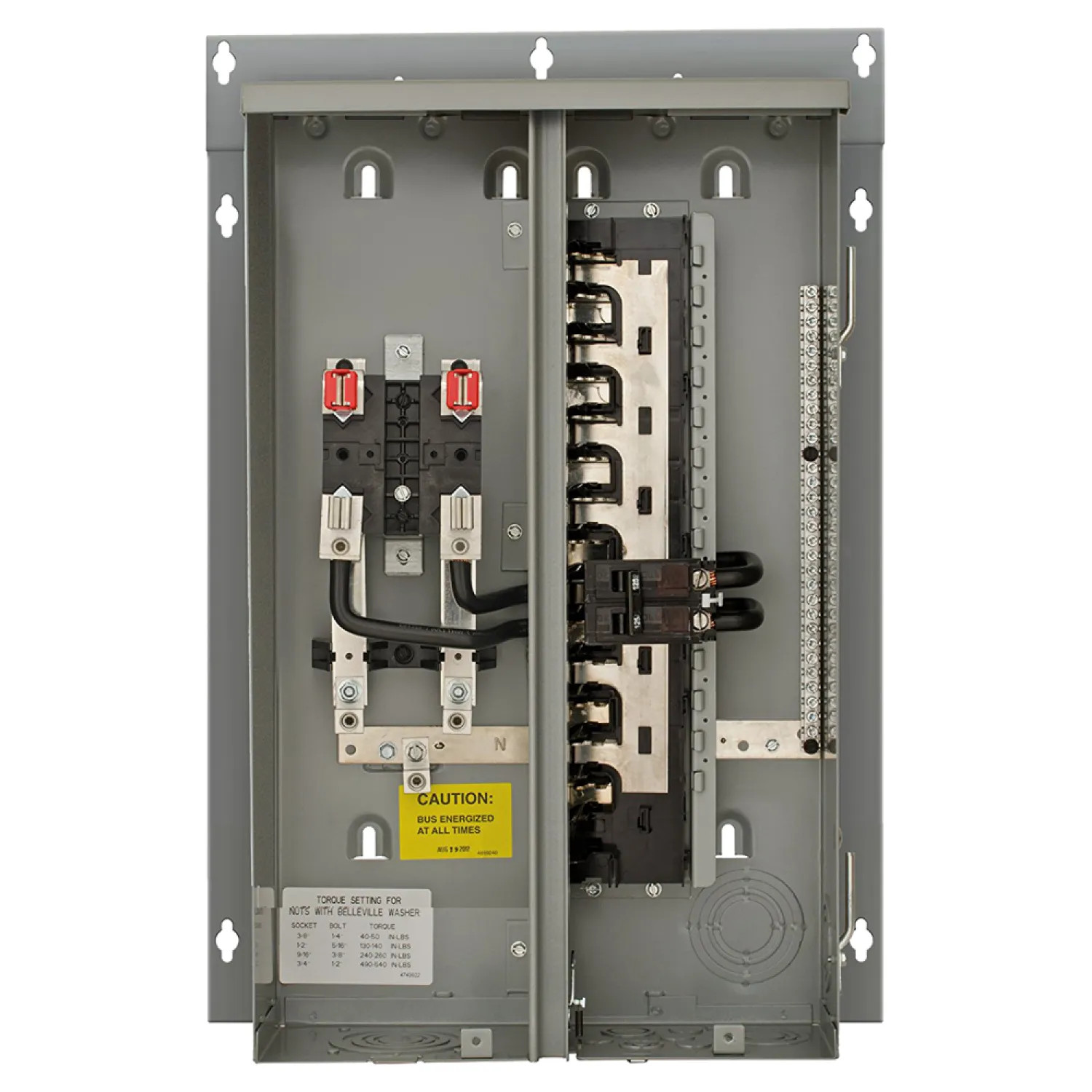 Siemens MC1224B1100EFC Siemens Energy MC1224B1100EFC Meter Socket Load Centers, Ring Type, 100 Amp