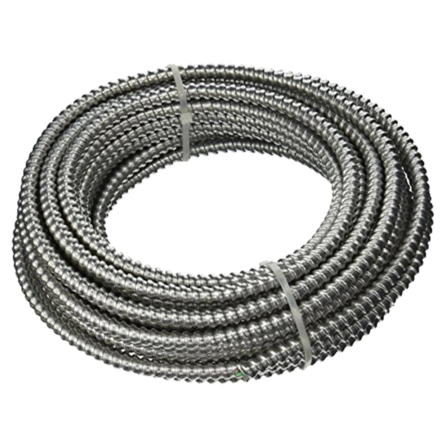 Southwire FO3750050M Alflex FO3750050M Type RWA Reduced Wall Flexible Conduit, 3/8 in x 50 ft, Aluminum
