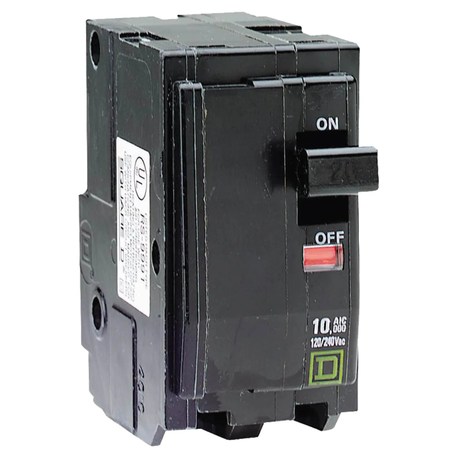 Square D QO260CP Square D QO260CP Type QO Standard Circuit Breaker, 120/240 VAC, 60 A, 2 P, 10 kA