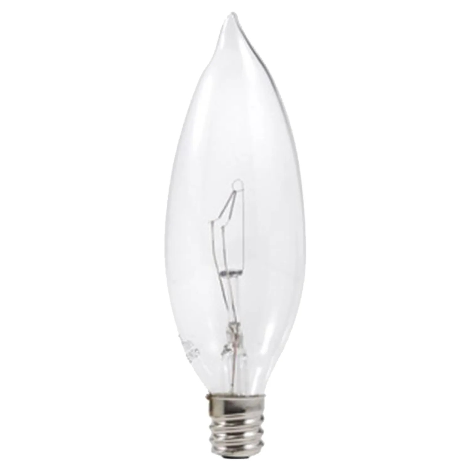 Sylvania 25W/CLR/CAN/TWST4 Osram Sylvania 13647 Decorative Incandescent Lamp, 25 W, 120 V, B10, Candelabra Screw E12