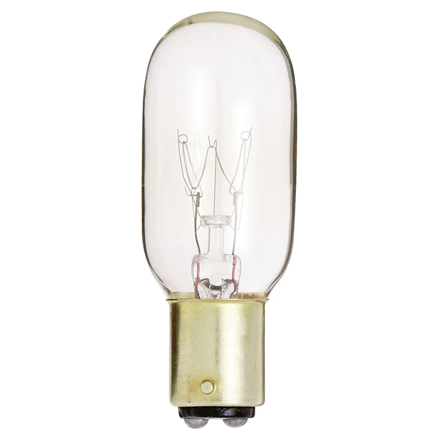 Sylvania 25W/T8DC/APPLNCE Osram Sylvania 18321 Incandescent Lamp, 25 W, 120 V, T8, Double Contact Bayonet, 1000 hr