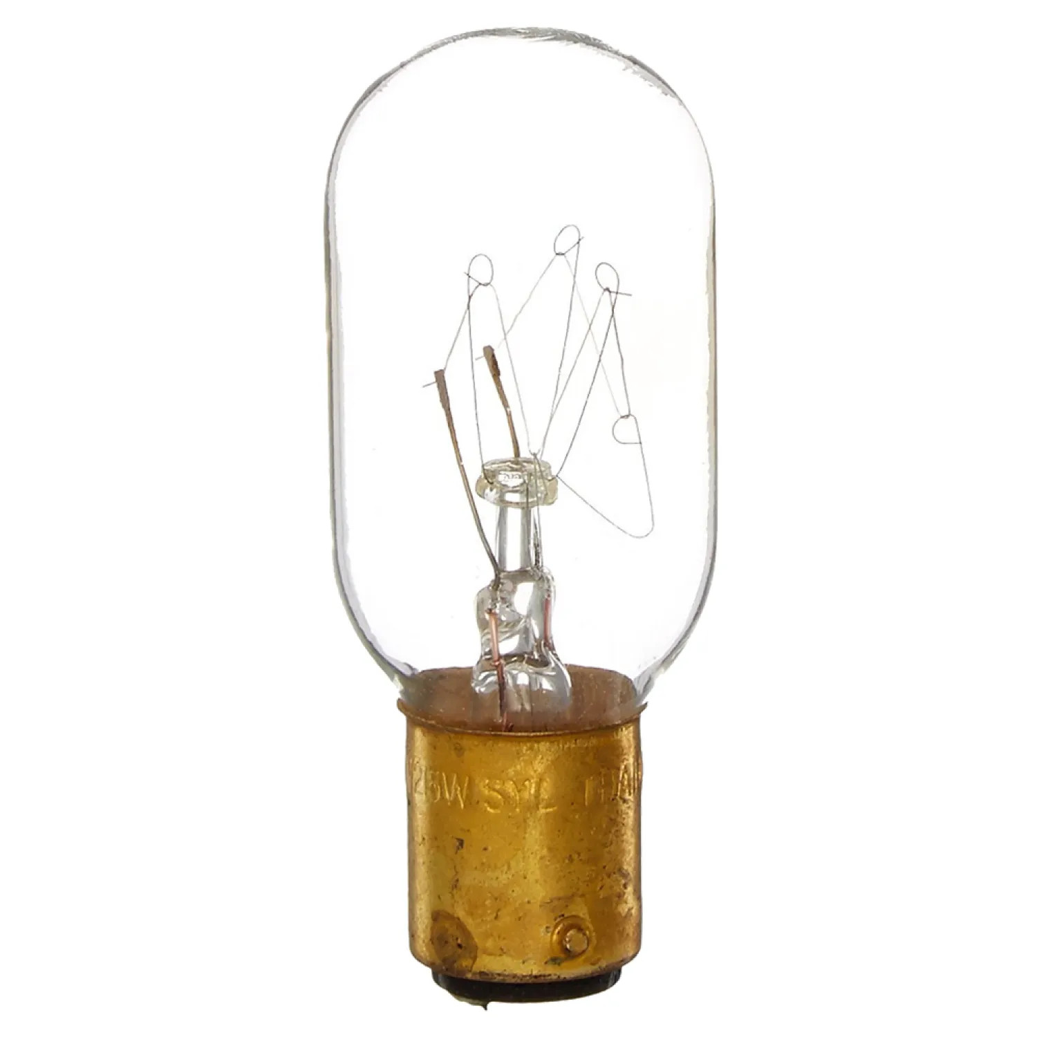 Sylvania 25W/T8/APPLIANCE Osram Sylvania 18365 Incandescent Lamp, 25 W, 120 V, T8, Intermediate Screw E17, 1000 hr