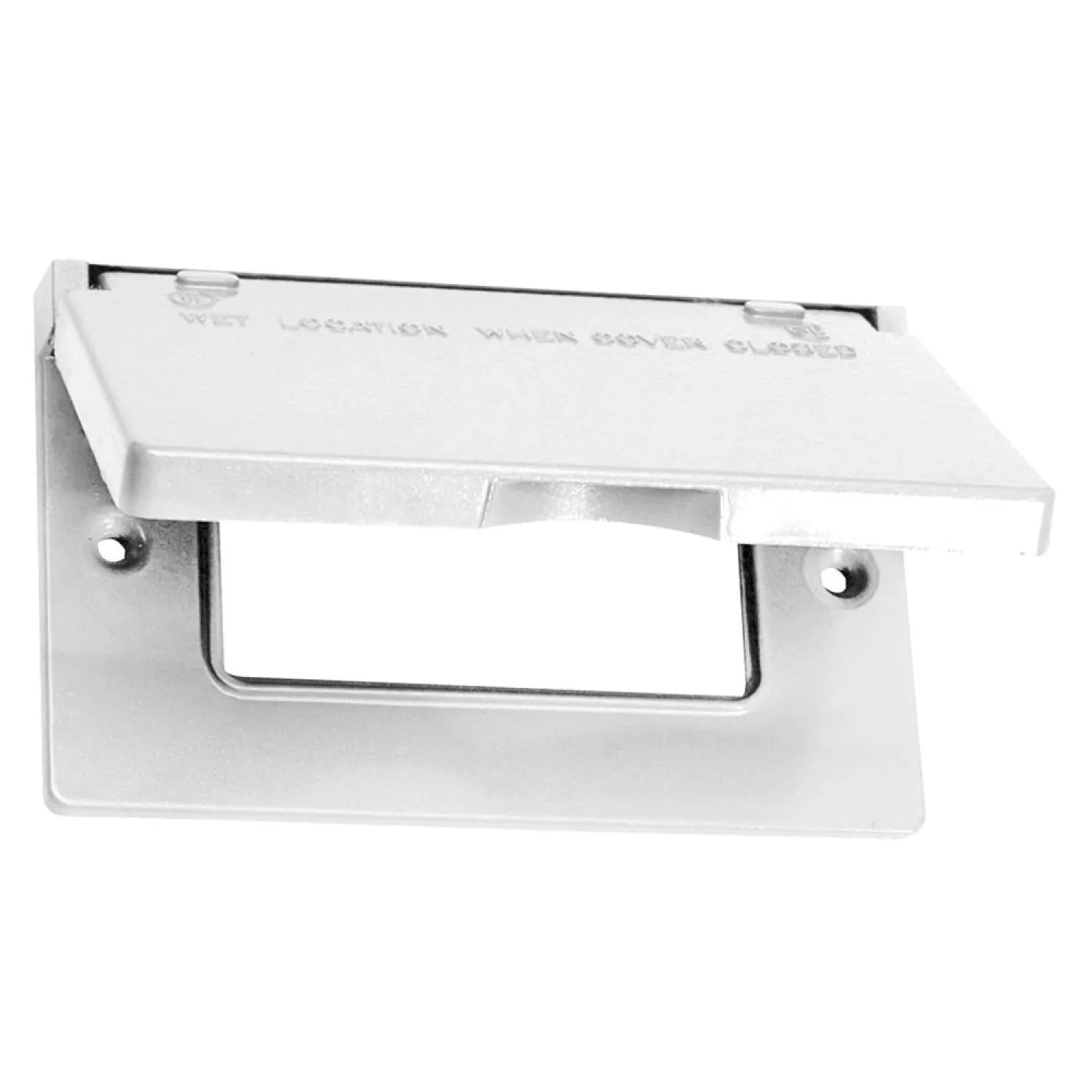 Teddico 511HW-1 Teddico 511HW-1 Self-Closing Weatherproof GFCI Cover, Die-Cast Metal, White