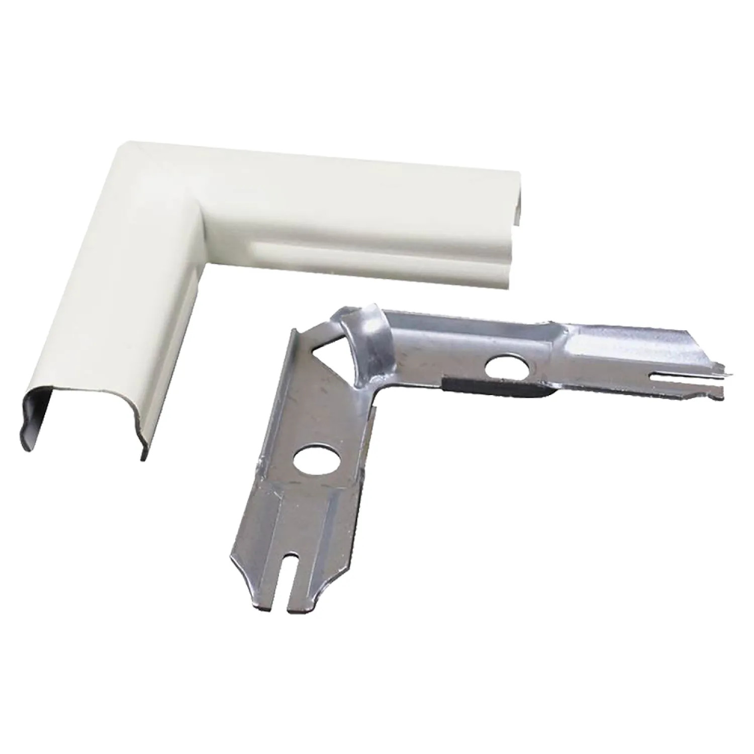 Plumbing Raceway Legrand Wiremold B6 Flat Elbow Metalic Raceway | PlumbersStock