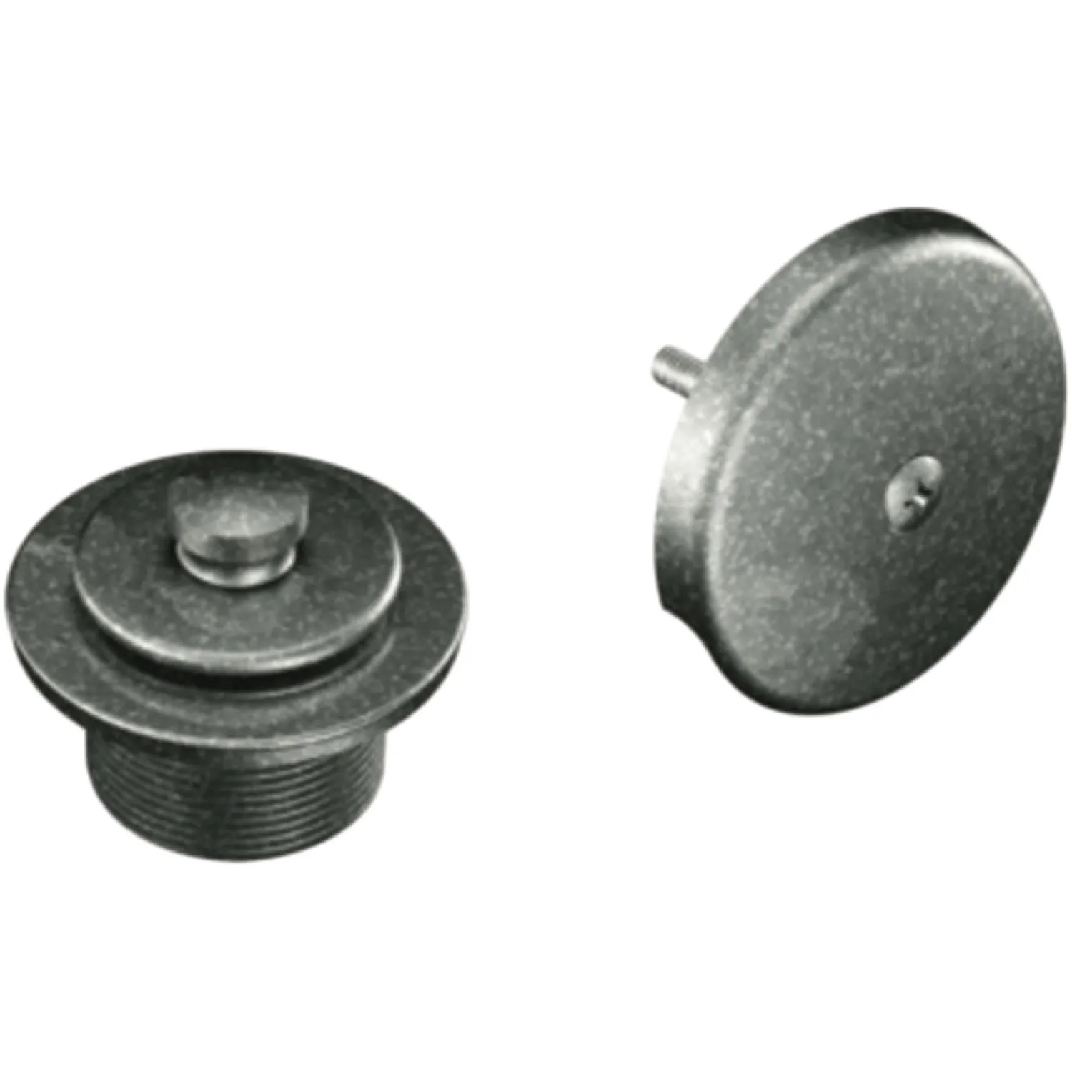 Moen T90331PW Moen Pewter Waste and Overflow Trim, Push-N-Lock - T90331PW